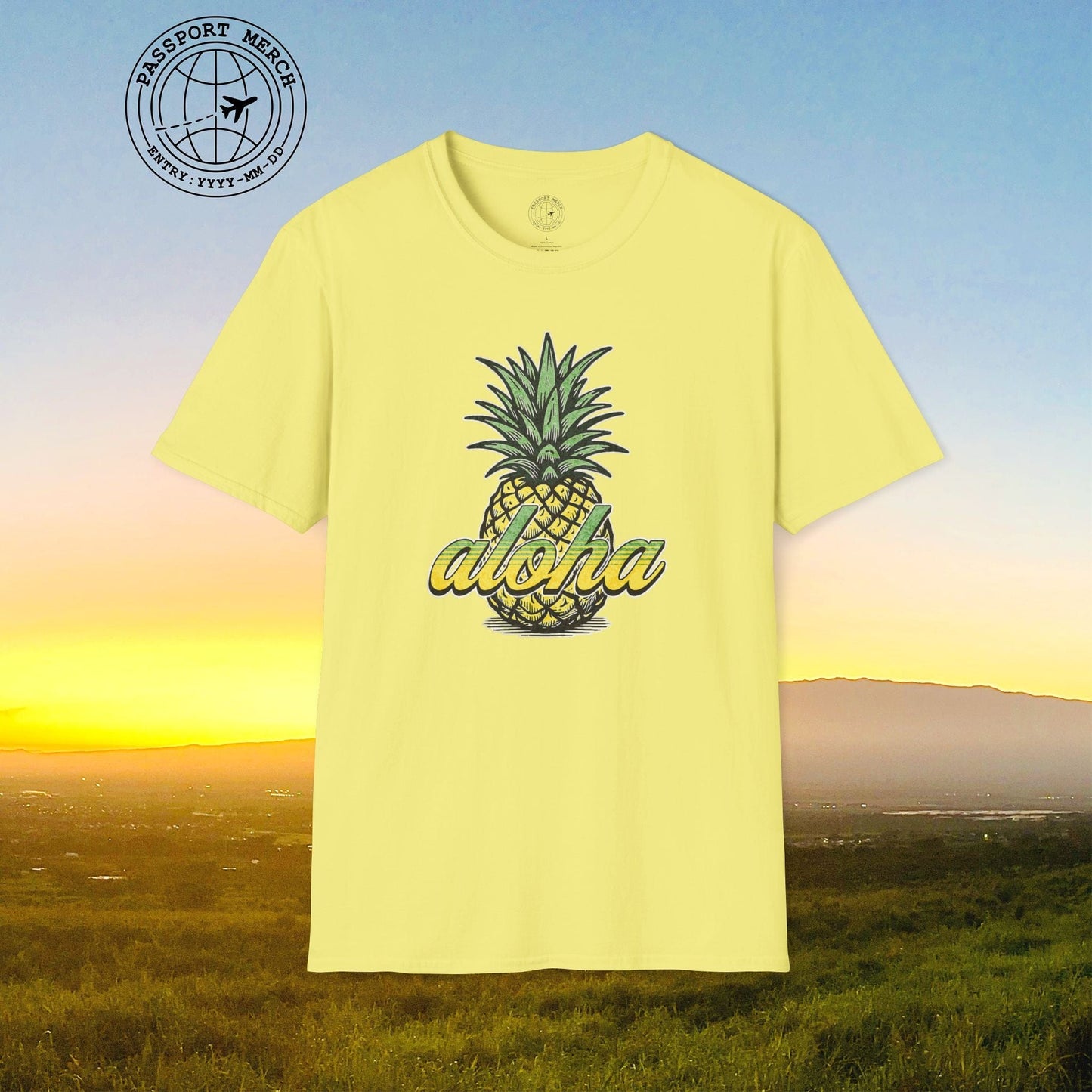 Maui Pineapple Aloha Hawaii T-Shirt