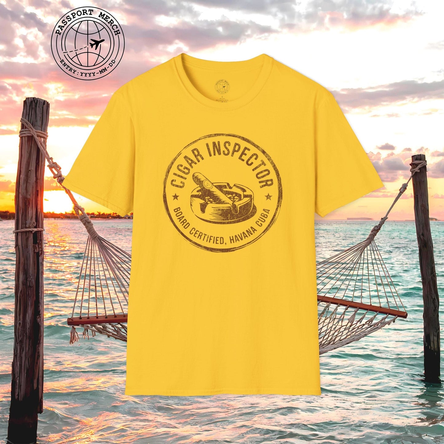 Board Certified Cigar Inspector, Havana, Cuba T-Shirt