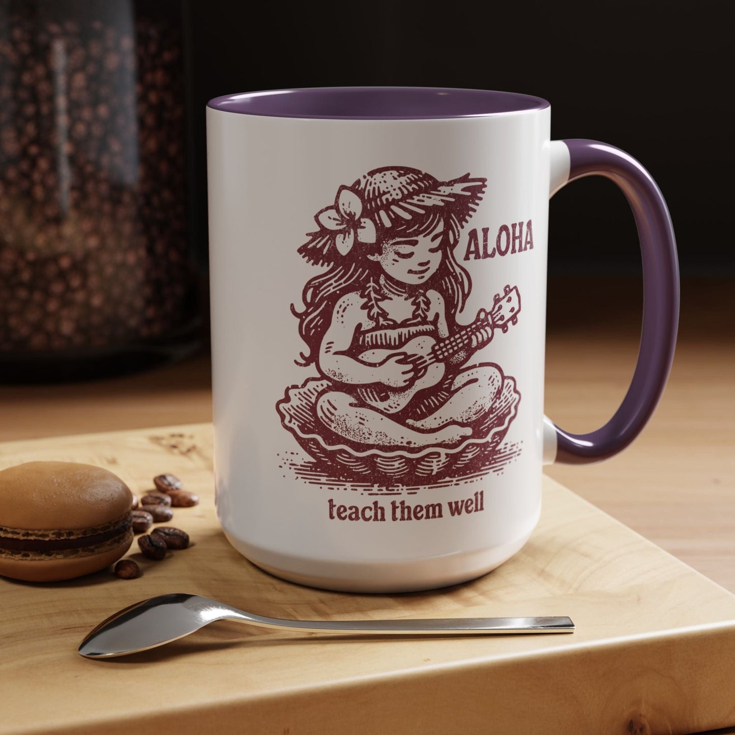 Aloha, Teach Them Well, Hawaii 15oz Mug