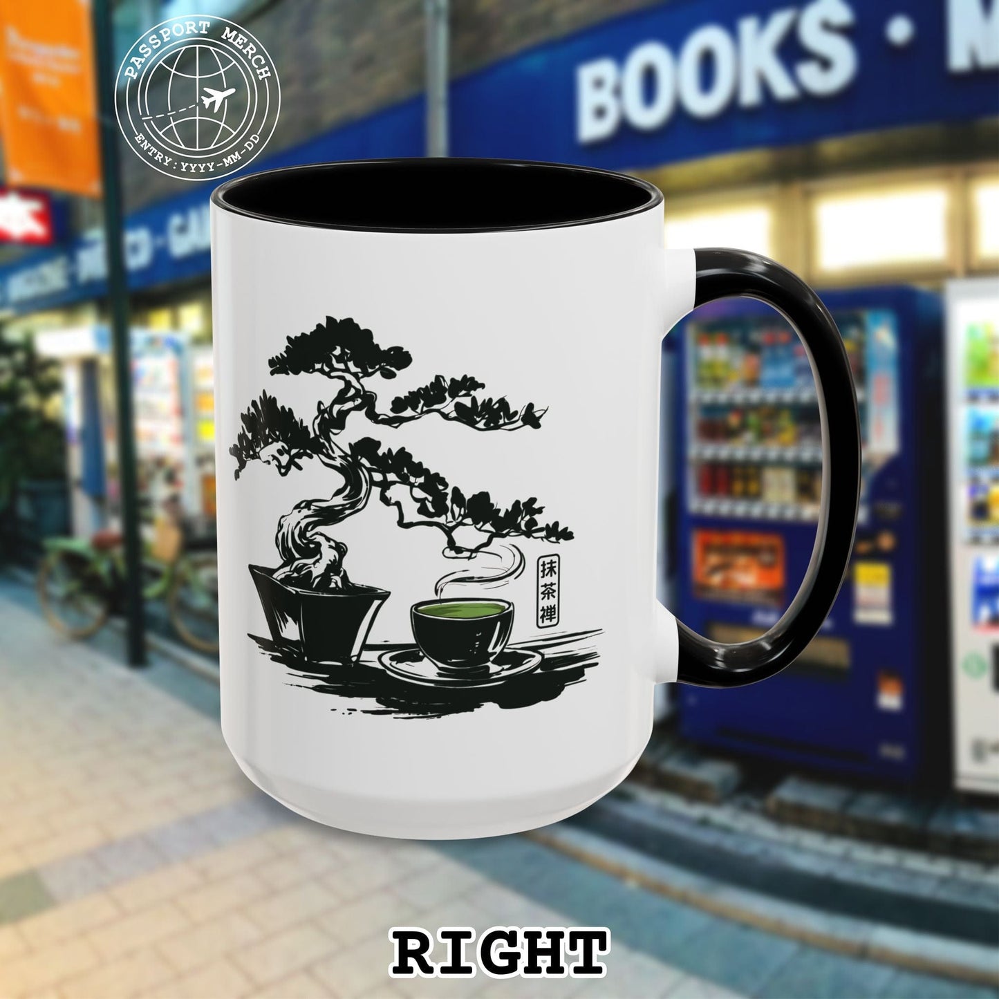 Vintage Matcha Zen, Japan 15oz Mug