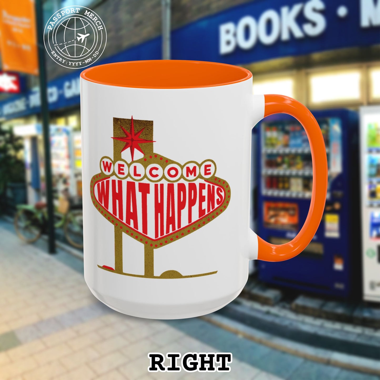 "WHAT HAPPENS" in Vegas, Nevada 15oz Mug