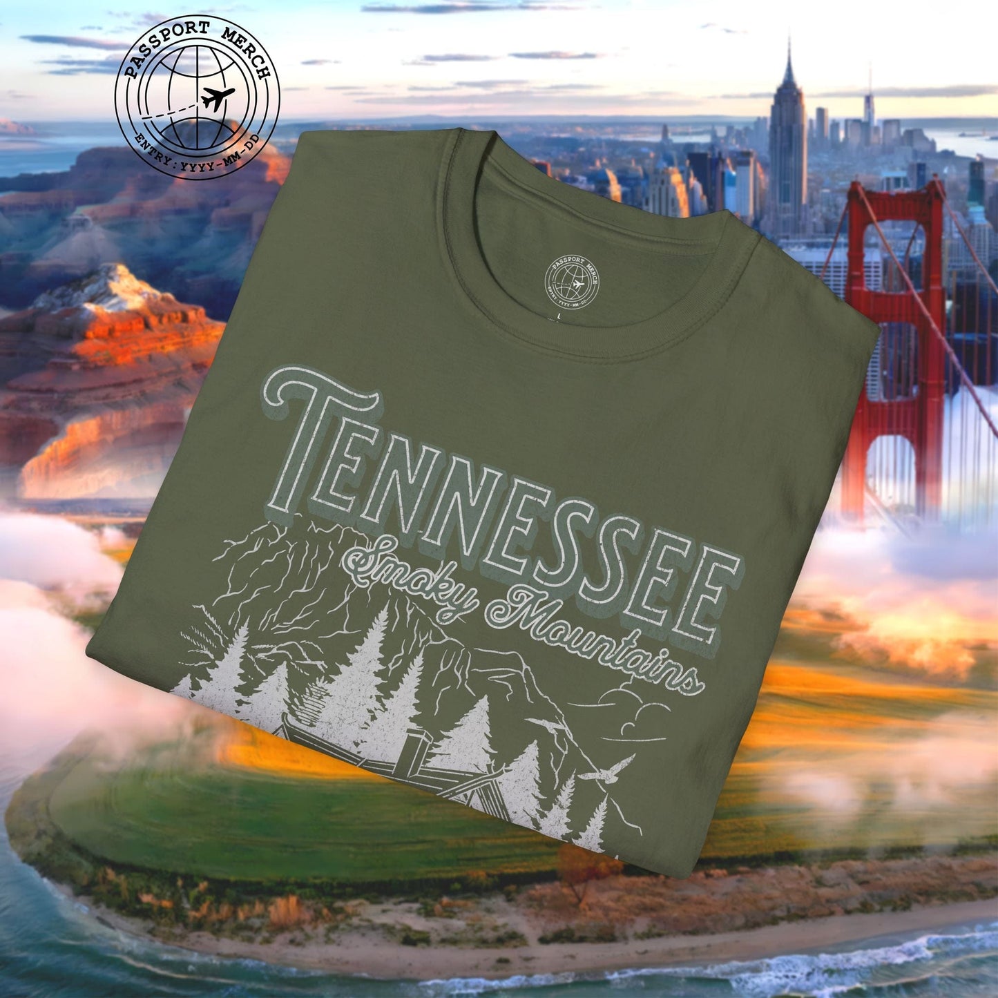 Life Simplified, Smoky Mountains Tennessee T-Shirt