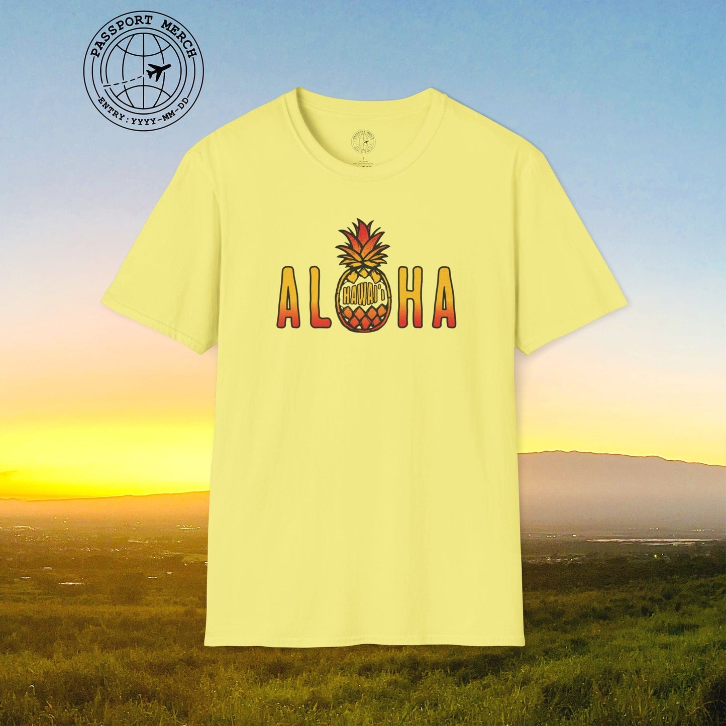 Aloha Pineapple Fire, Hawaii T-Shirt