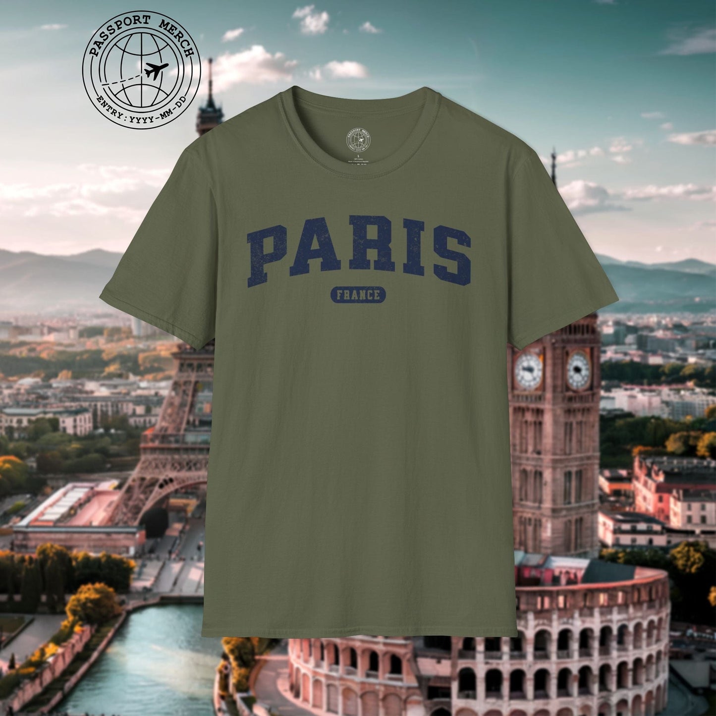 Classic Athletic (Bucket List Edition), Paris, France T-Shirt