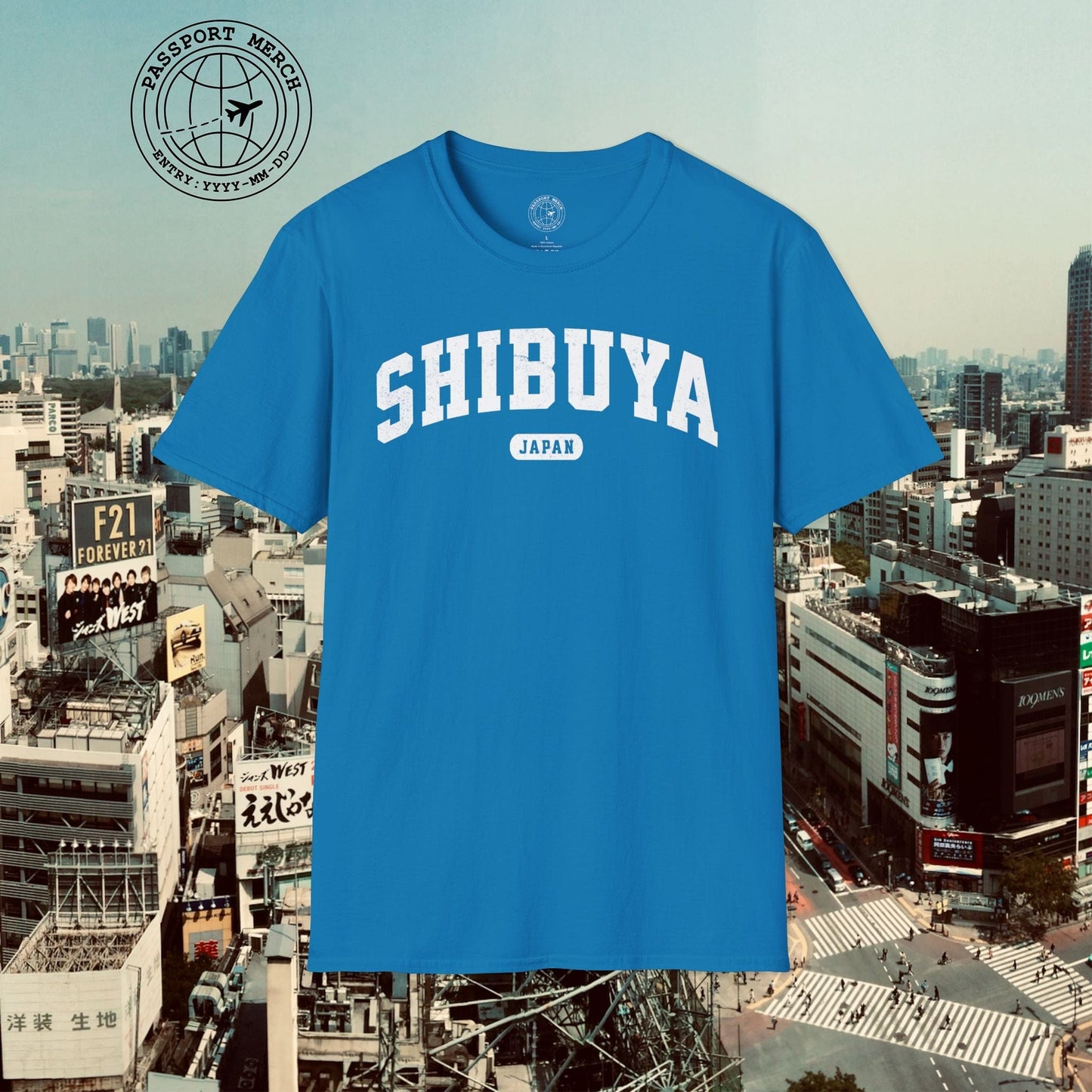 Classic Athletic (Bucket List Edition), Shibuya, Japan T-Shirt