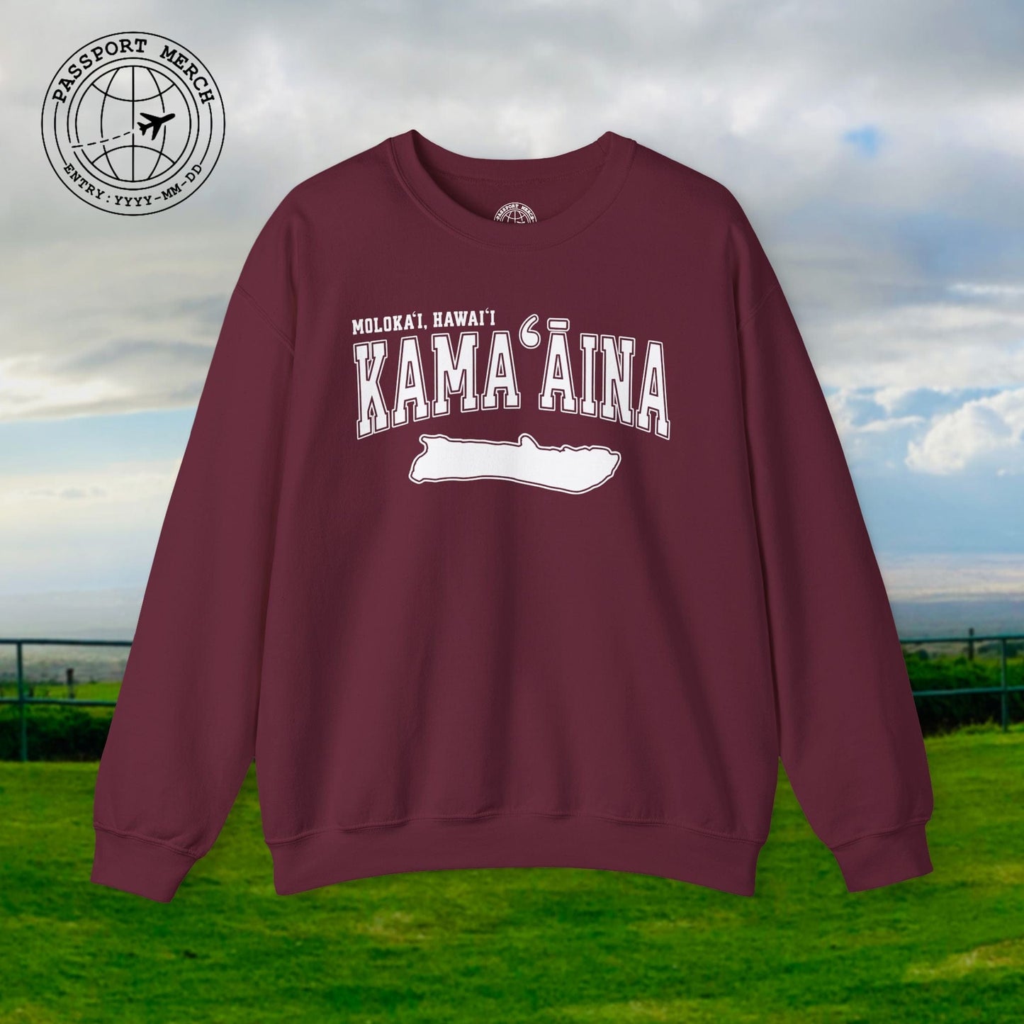 Classic University (Kamaaina Edition), Molokai, Hawaii Crewneck