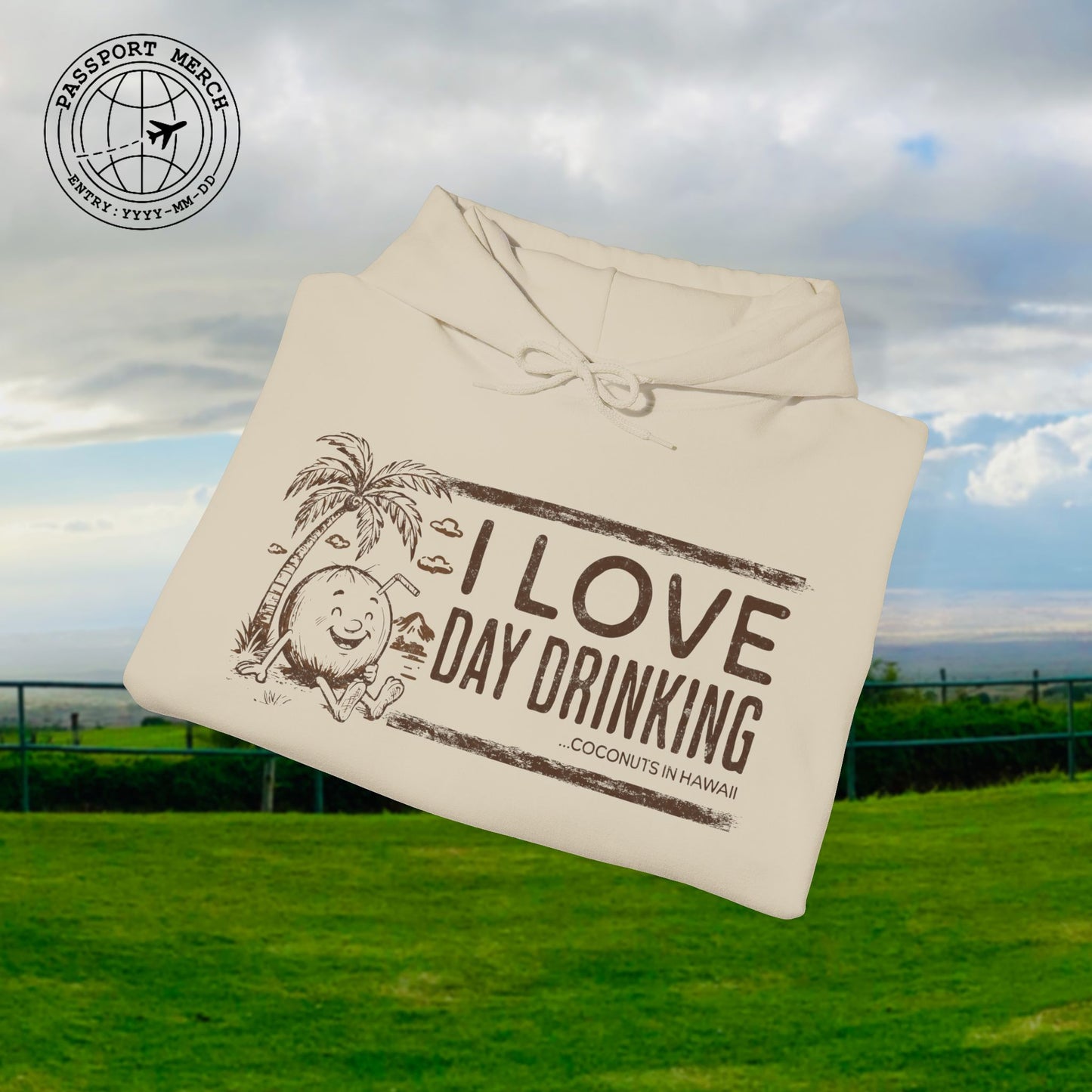 Day Drinking in Hawaii Hoodie