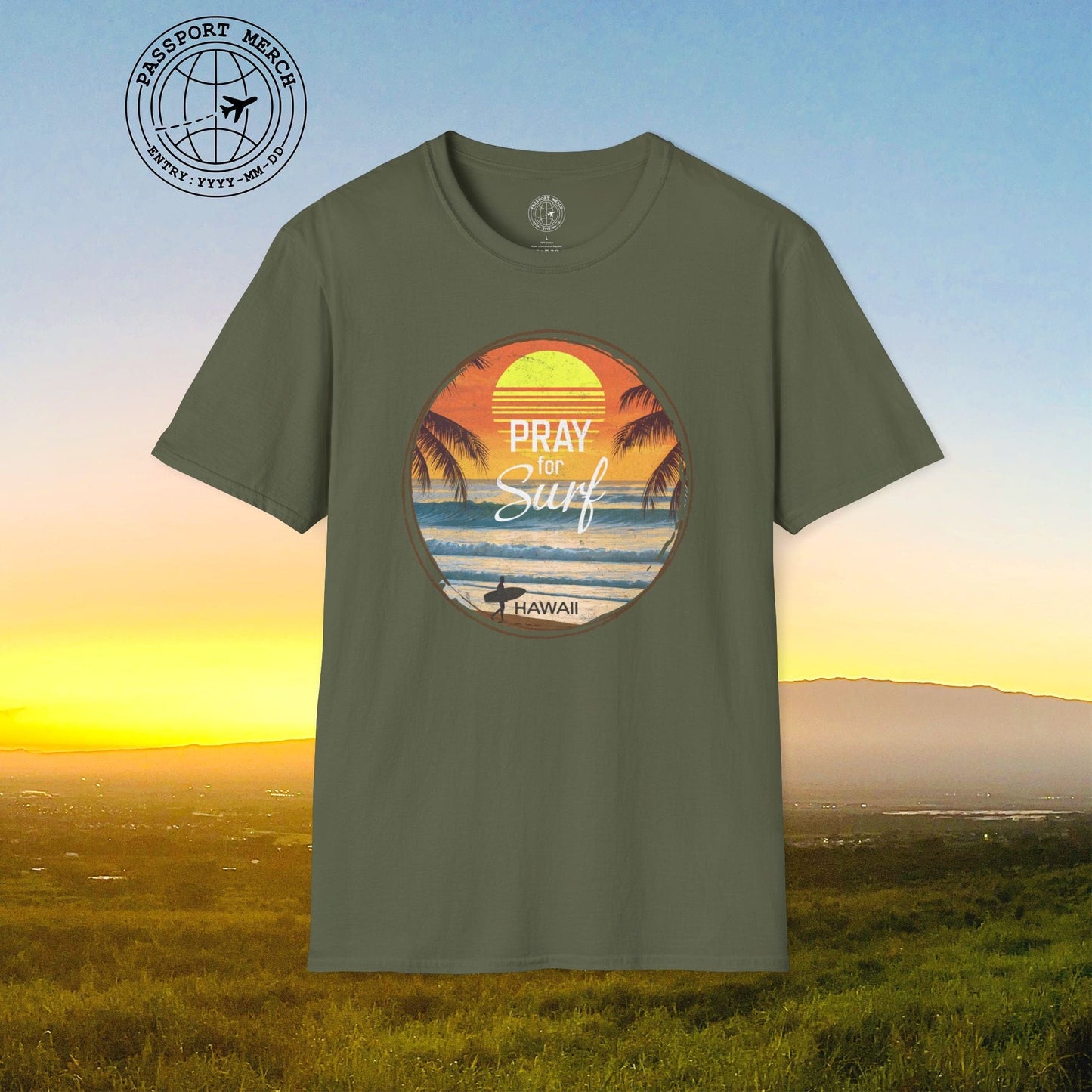 Pray for Surf Hawaii T-Shirt