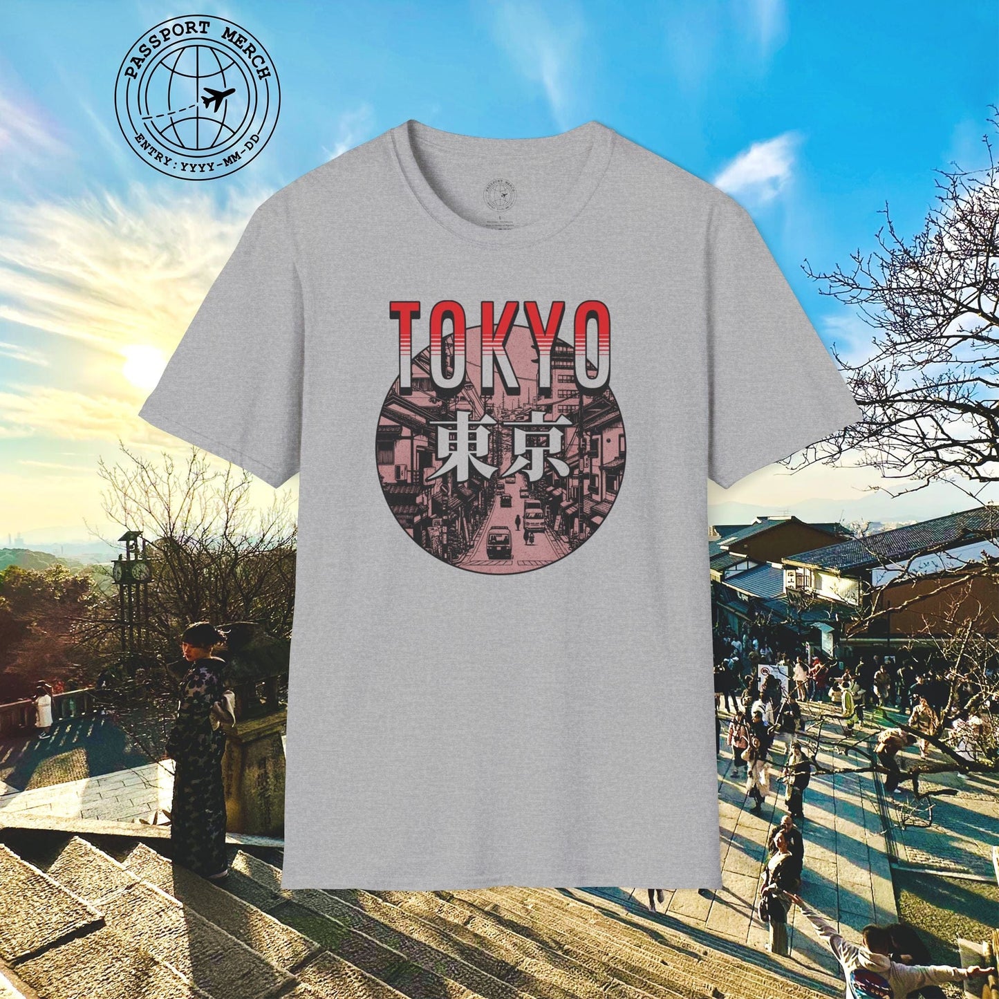 Vintage Streets of Tokyo Japan T-Shirt