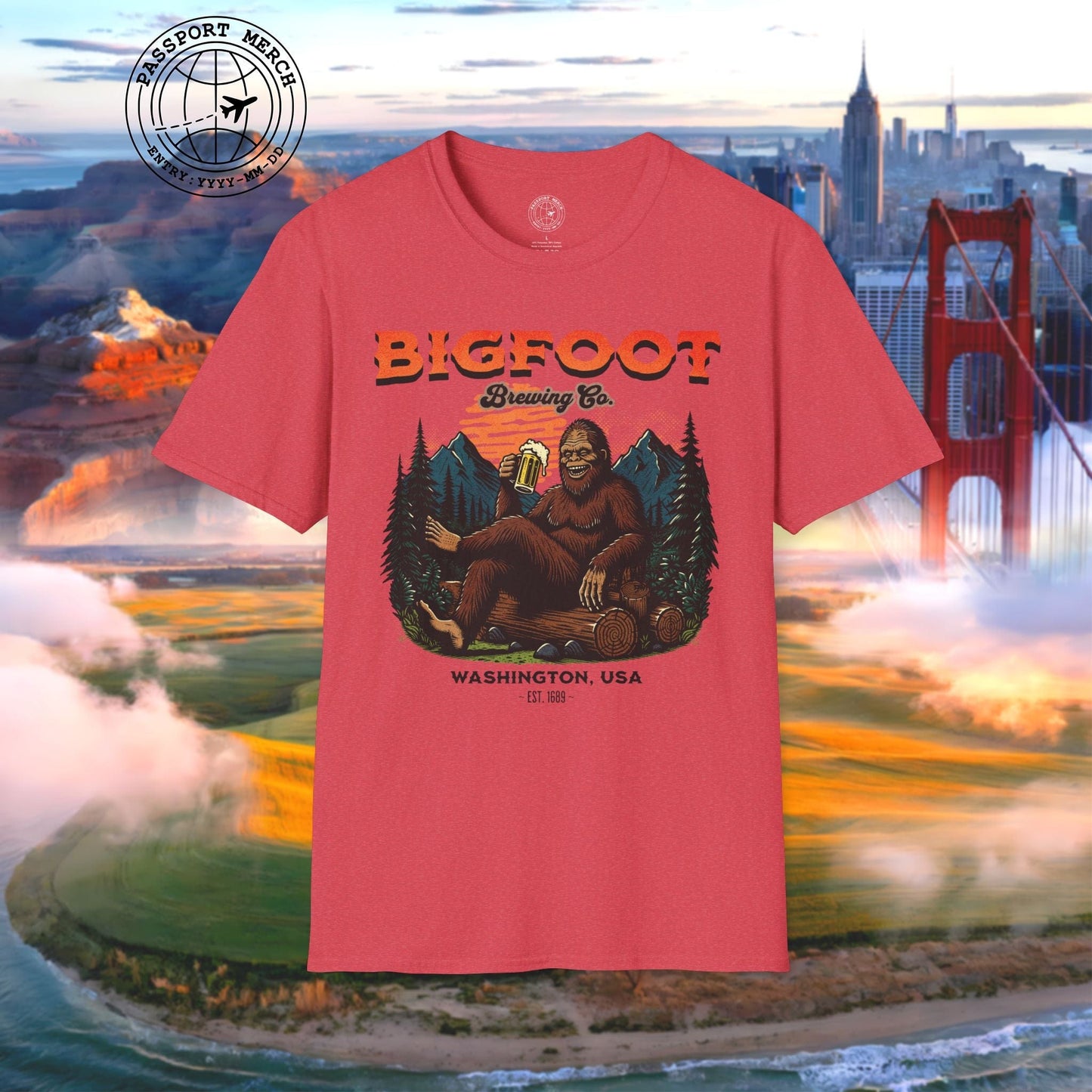 Bigfoot Brewing Company, Washington T-Shirt