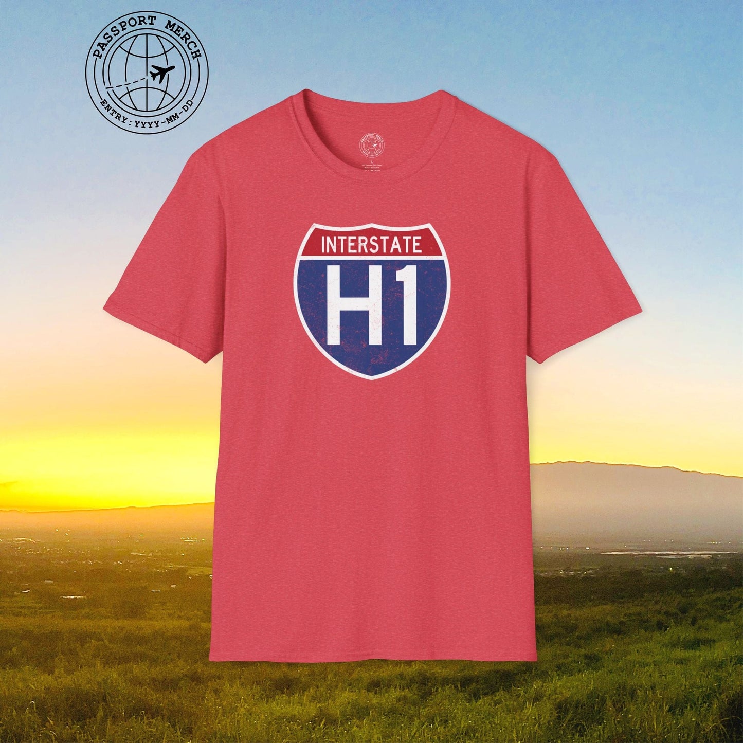 Signs of Wanderlust, Interstate H1, Hawaii T-Shirt