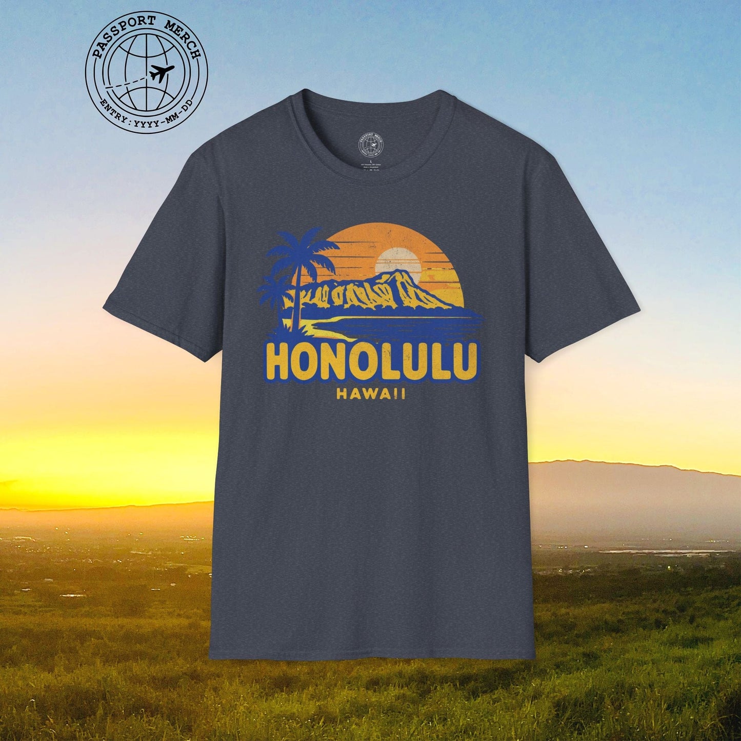 Honolulu, Oahu, Hawaii - 80's Vintage T-Shirt