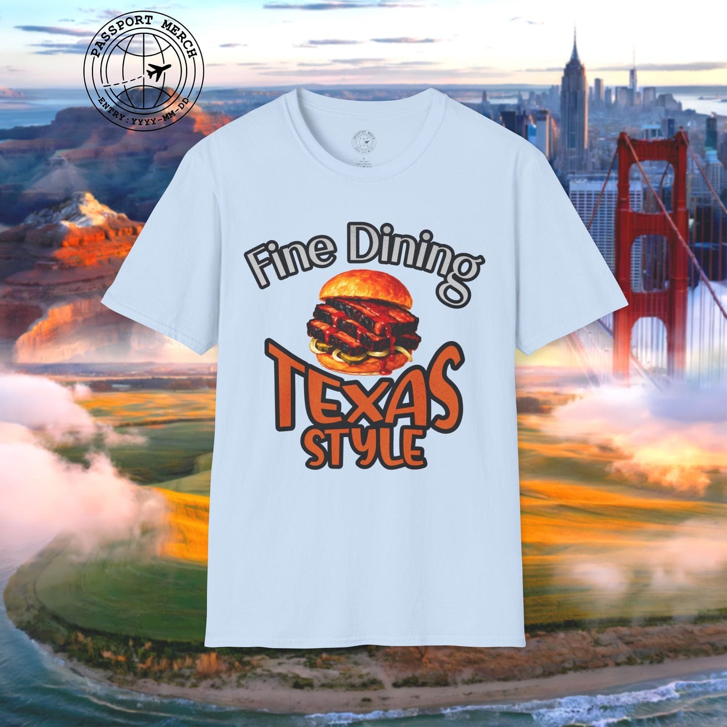 BBQ Brisket Fine Dining Texas Style T-Shirt