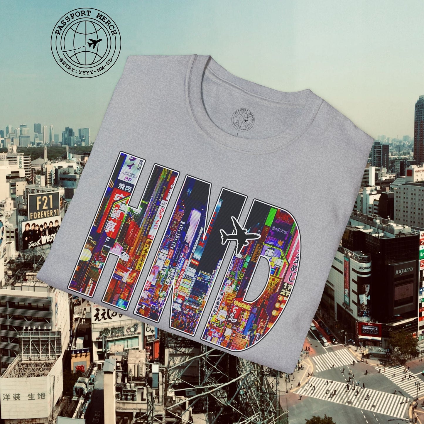 Airport Window Haneda Tokyo Japan HND T-Shirt