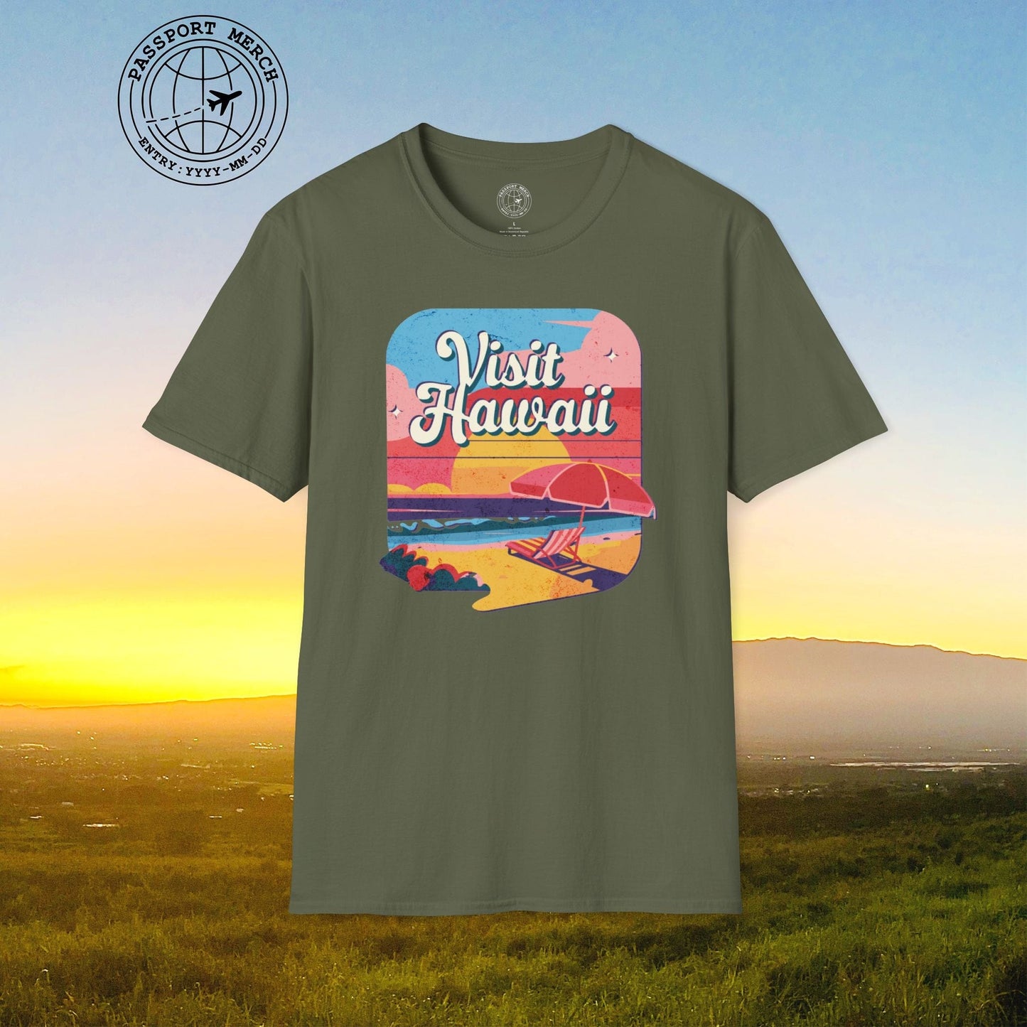Retro Visit Hawaii T-Shirt
