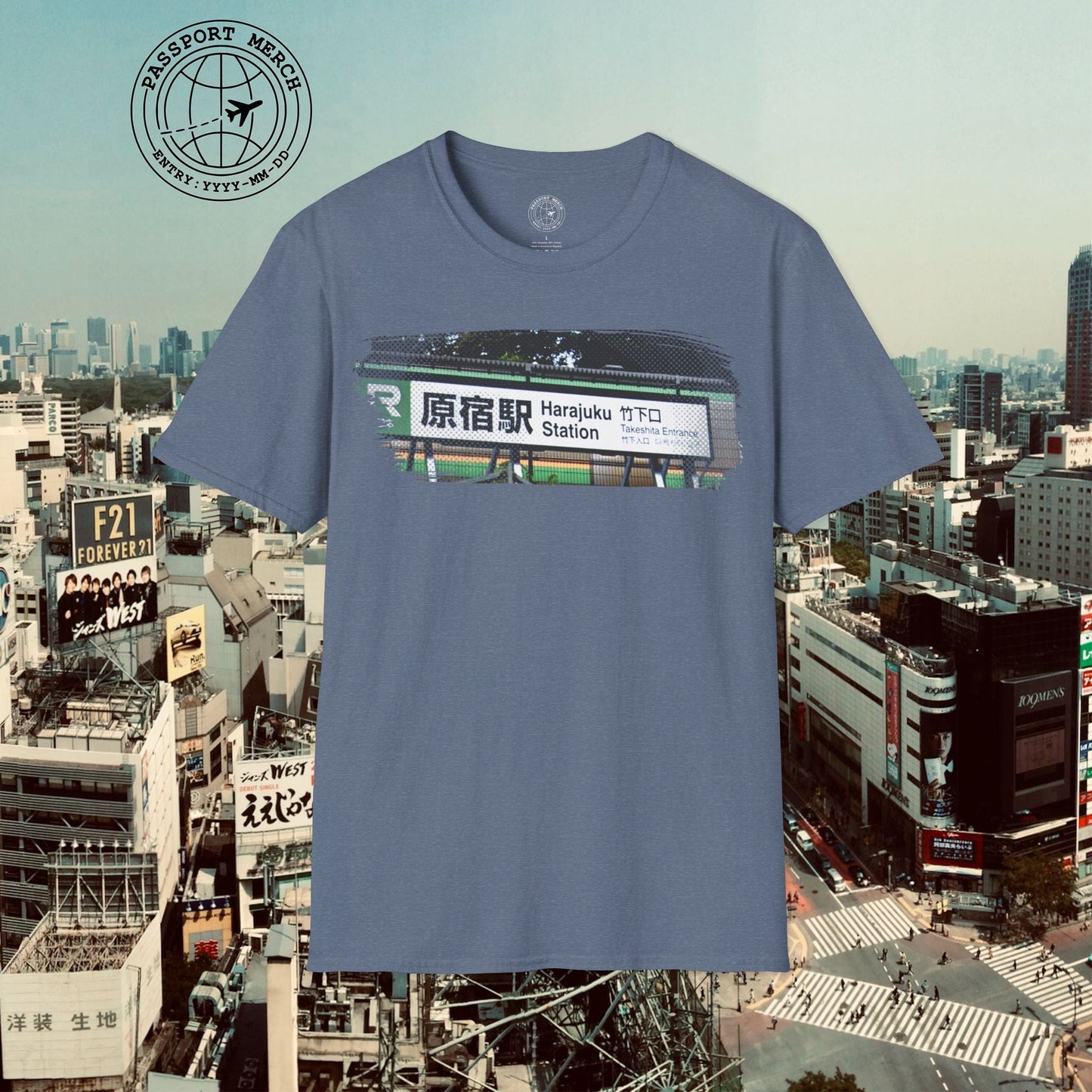 Signs of Wanderlust, Takeshita Street Harajuku Japan T-Shirt