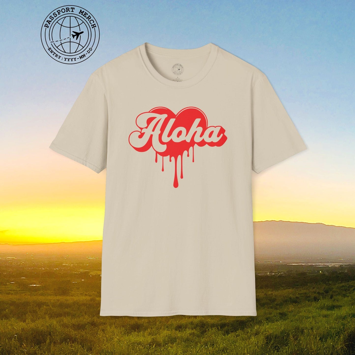 Aloha Melting Heart, Hawaii T-Shirt