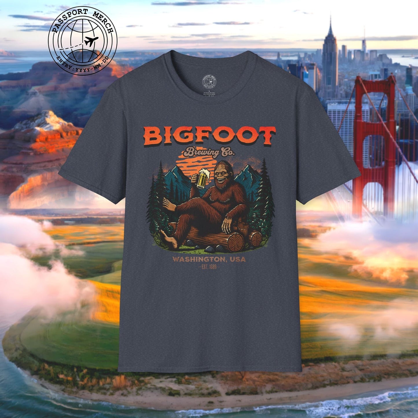 Bigfoot Brewing Company, Washington T-Shirt