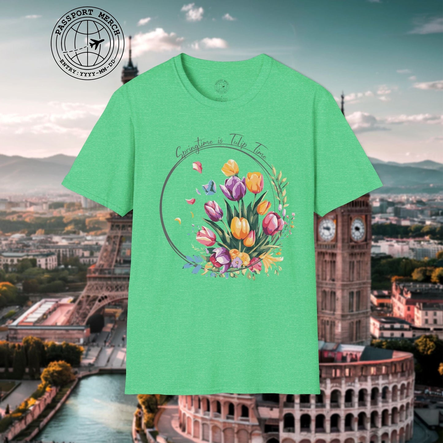 Springtime is Tulip Time in Holland T-Shirt