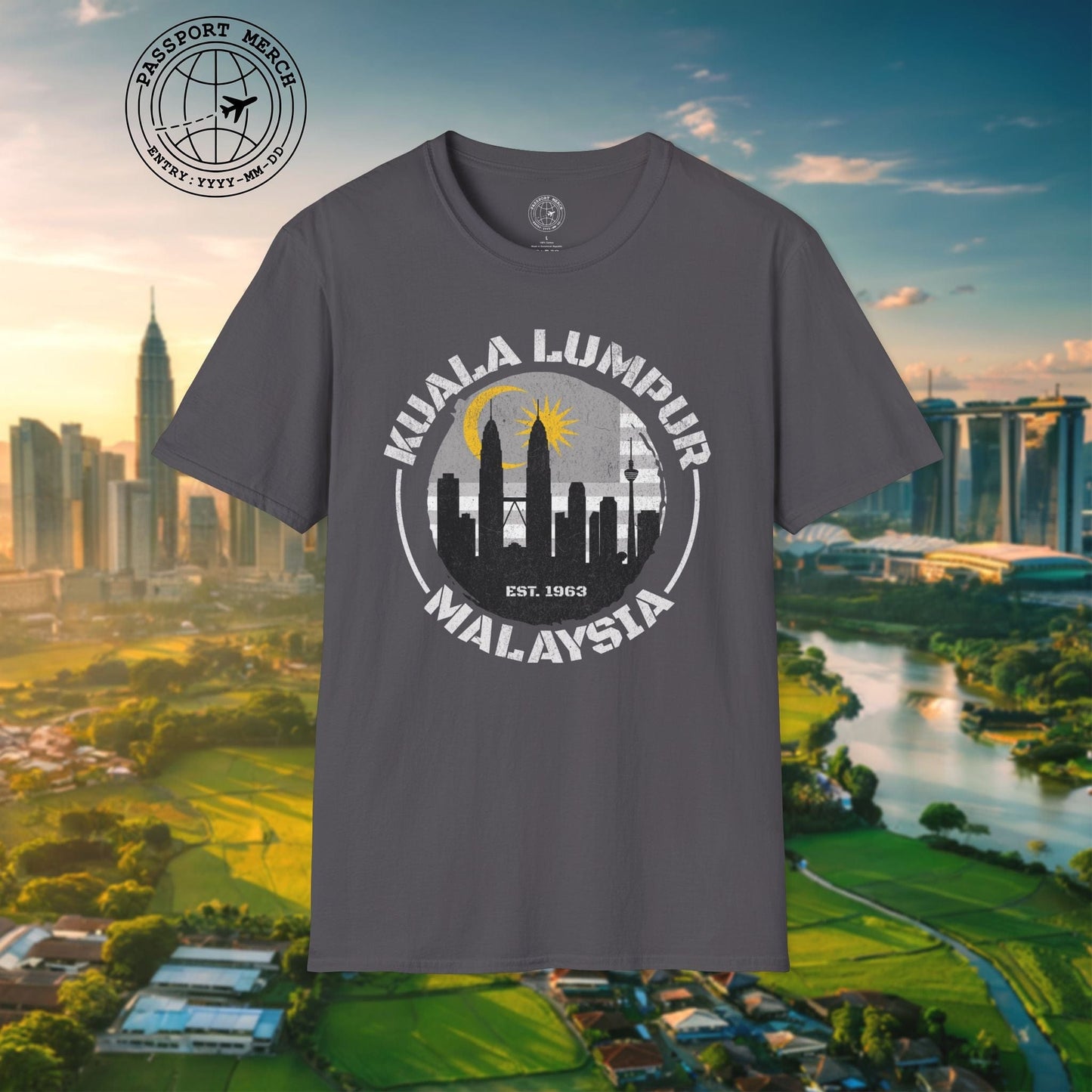 Kuala Lumpur Malaysia, Crescent and Star T-Shirt