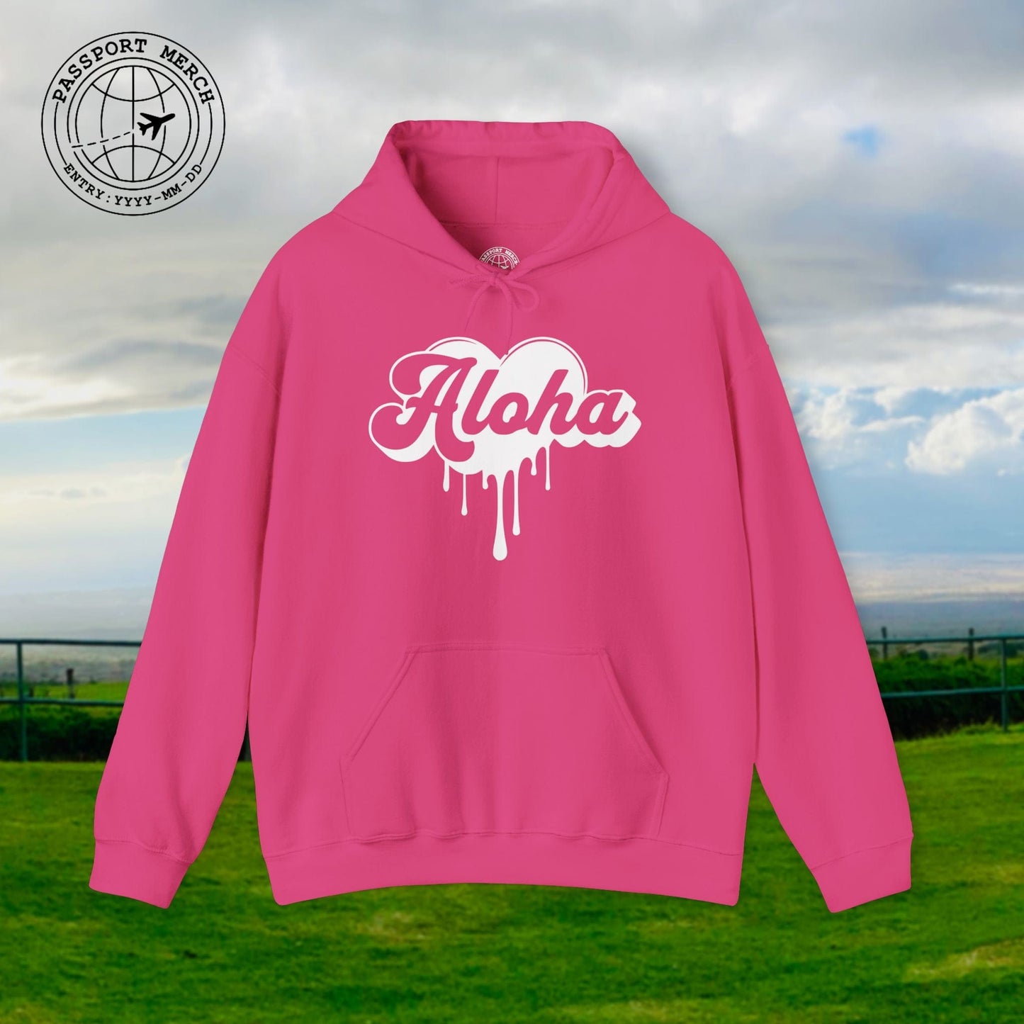Aloha Melting Heart, Hawaii Hoodie