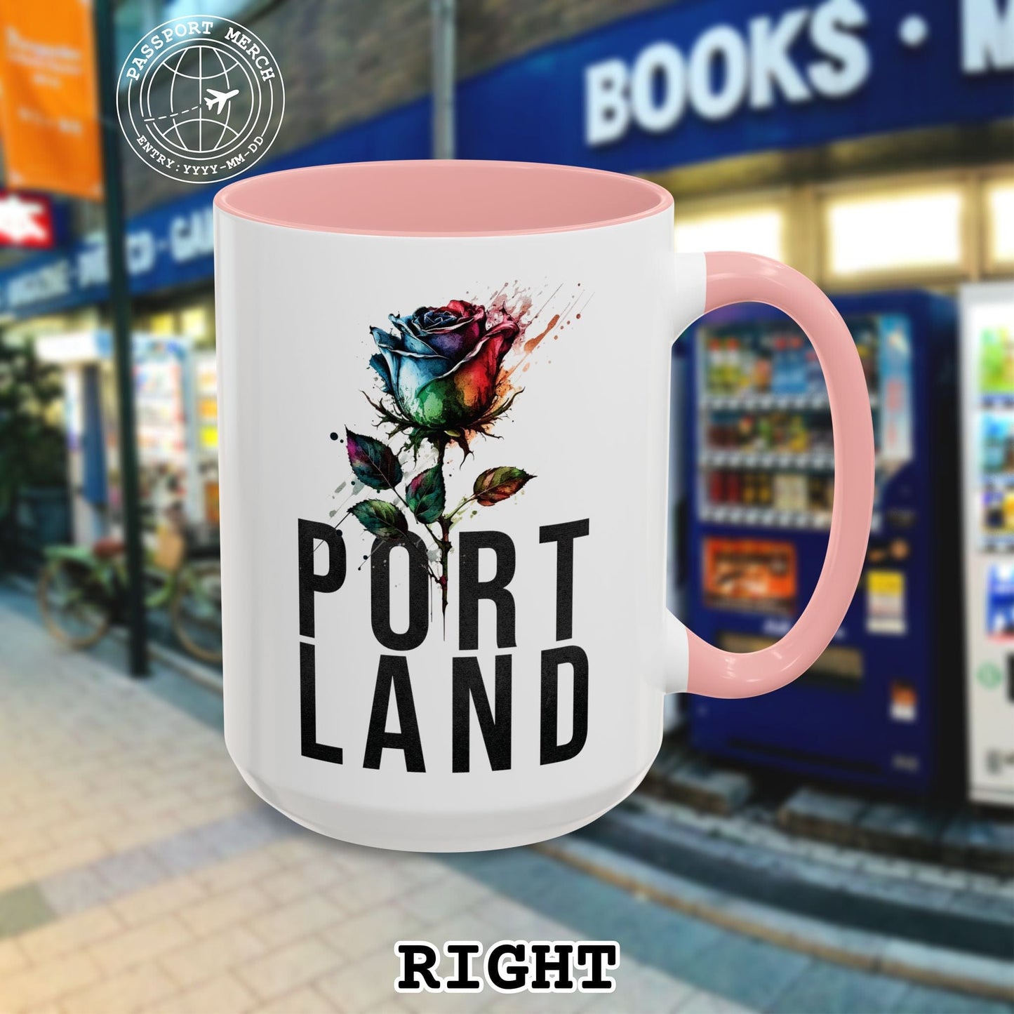 Portland Rose, Oregon 15oz Mug
