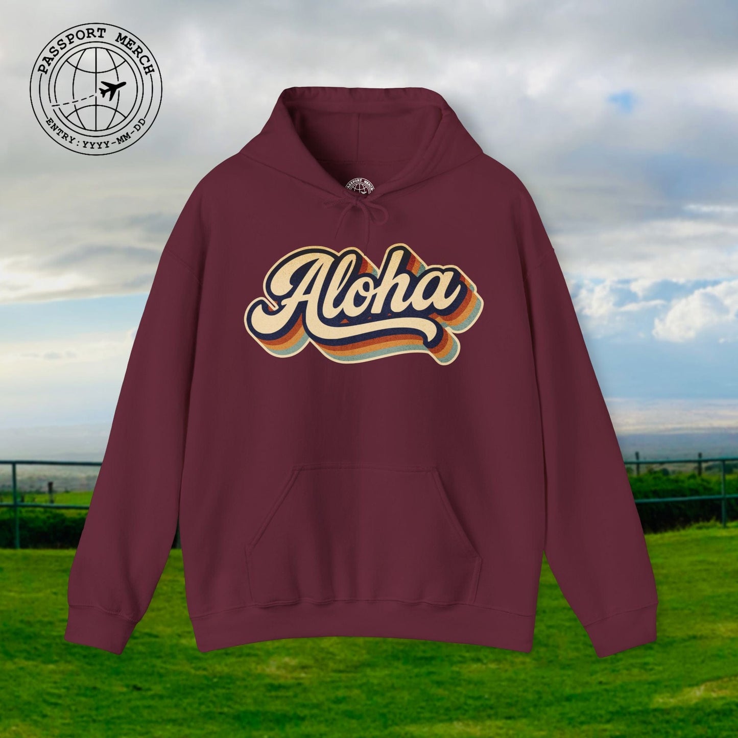 Classic 70s, Aloha, Hawaii Hoodie