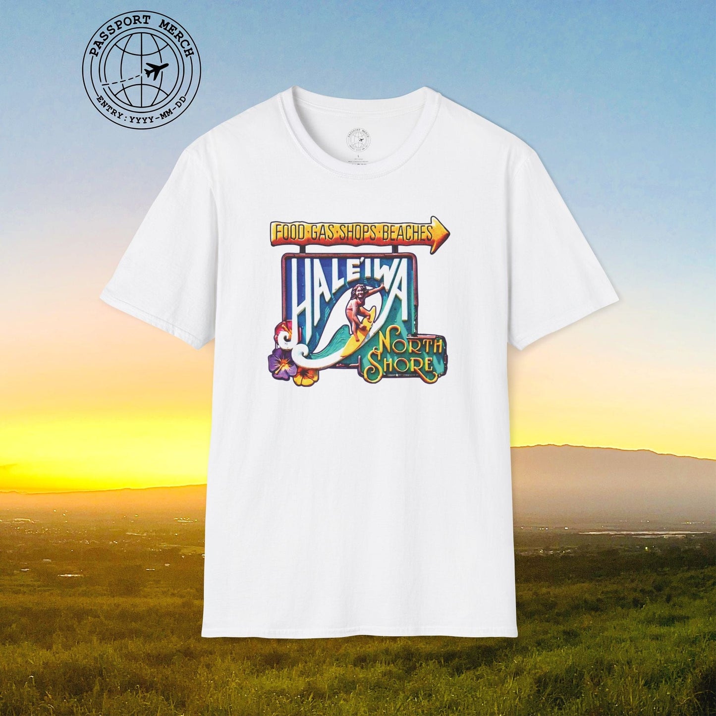 Signs of Wanderlust, Hale'iwa (South) Oahu, Hawaii T-Shirt