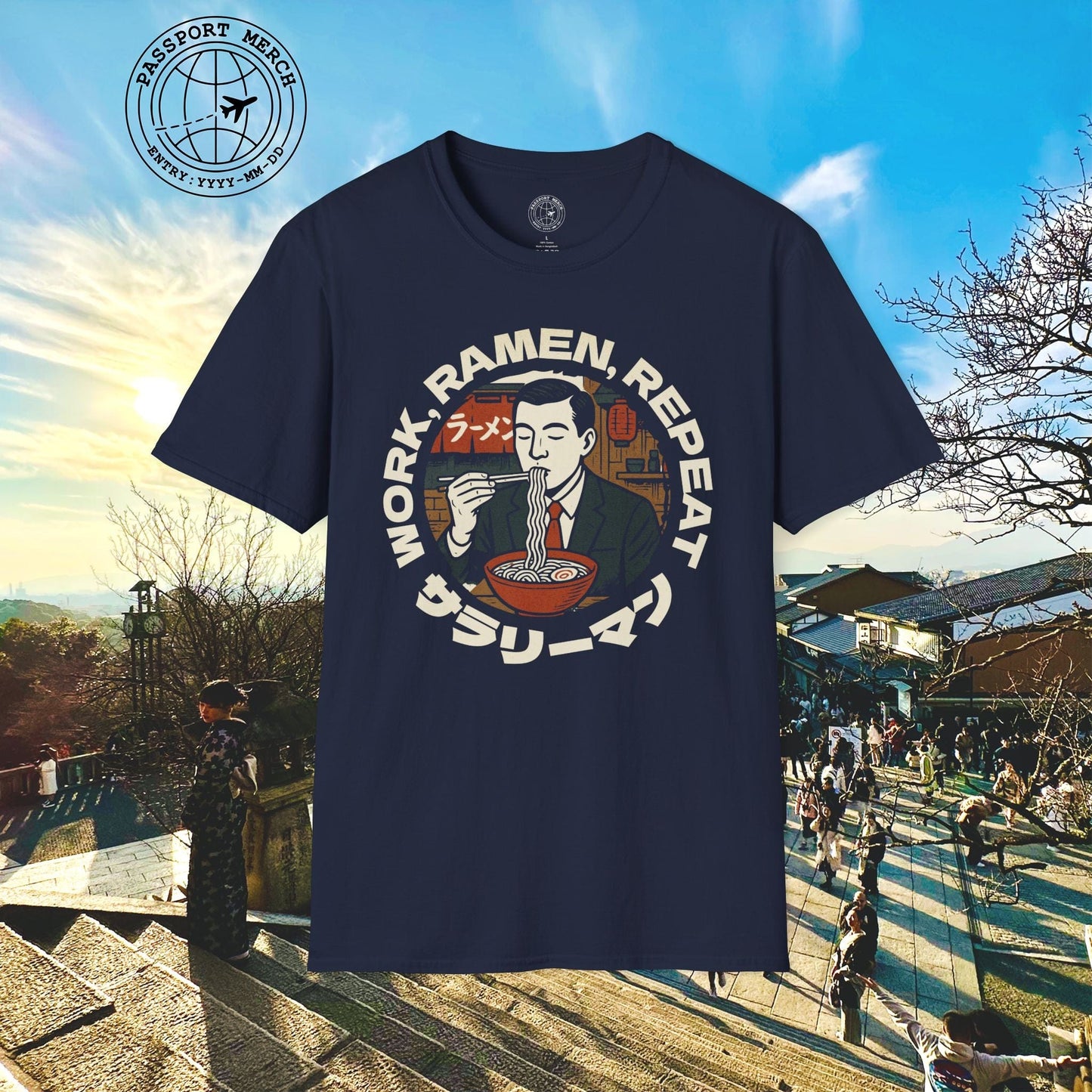 Salaryman - Work, Ramen, Repeat, Japan T-Shirt