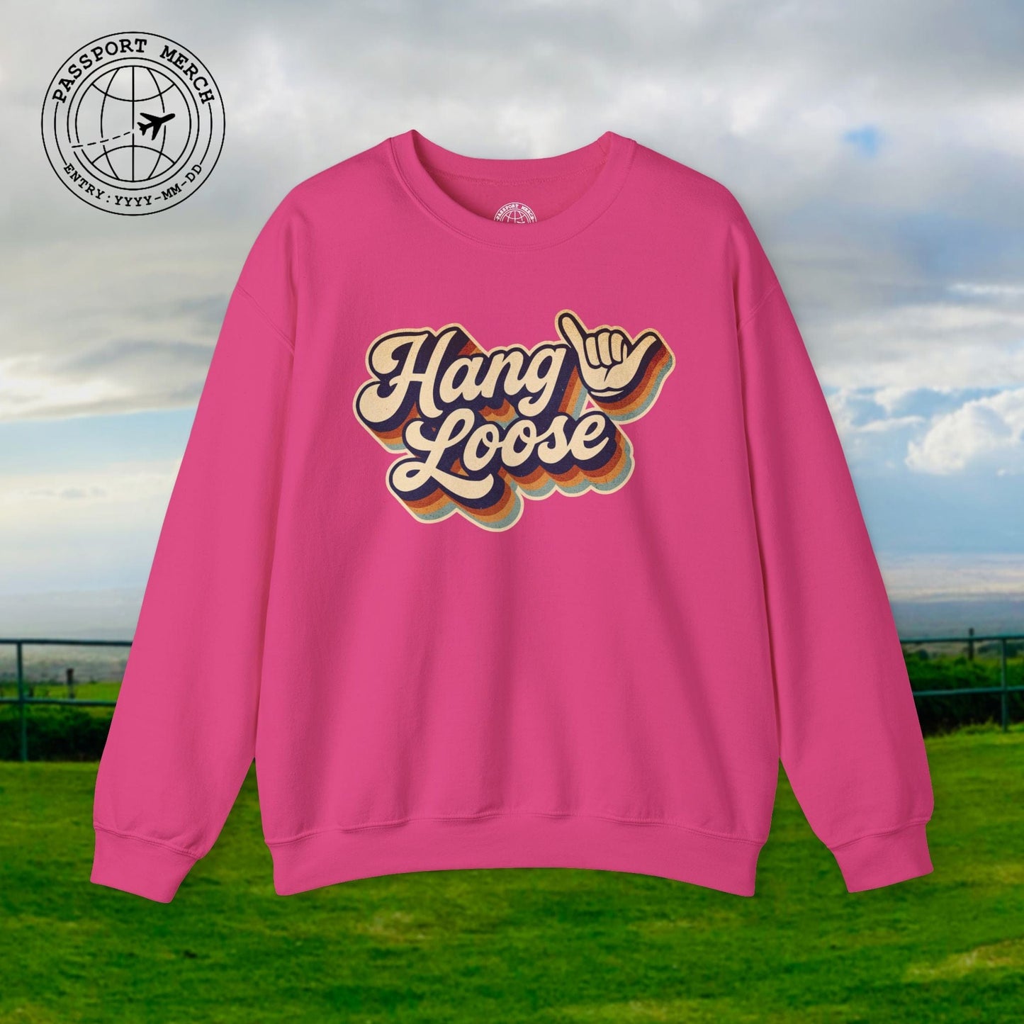 Classic 70s, Hang Loose, Hawaii Crewneck