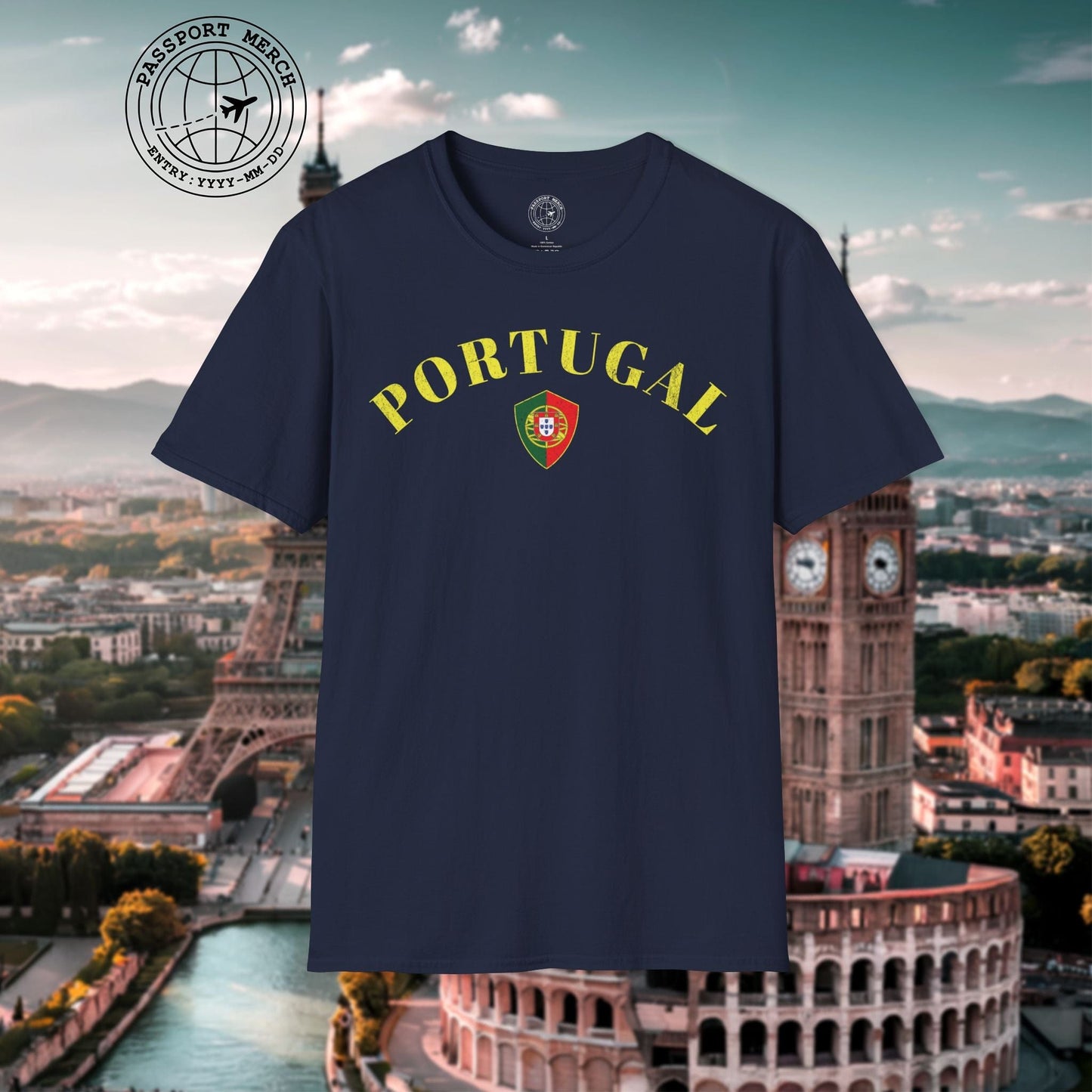 Portugal Coat of Arms Flag Shield T-Shirt