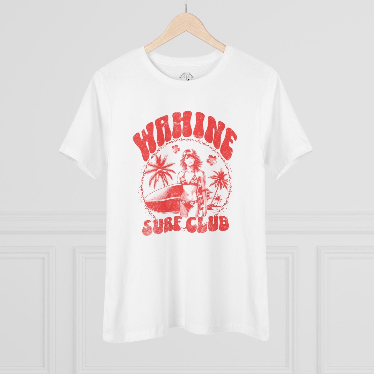 Wahine Surf Club, Hawaii, Womens Fit T-Shirt