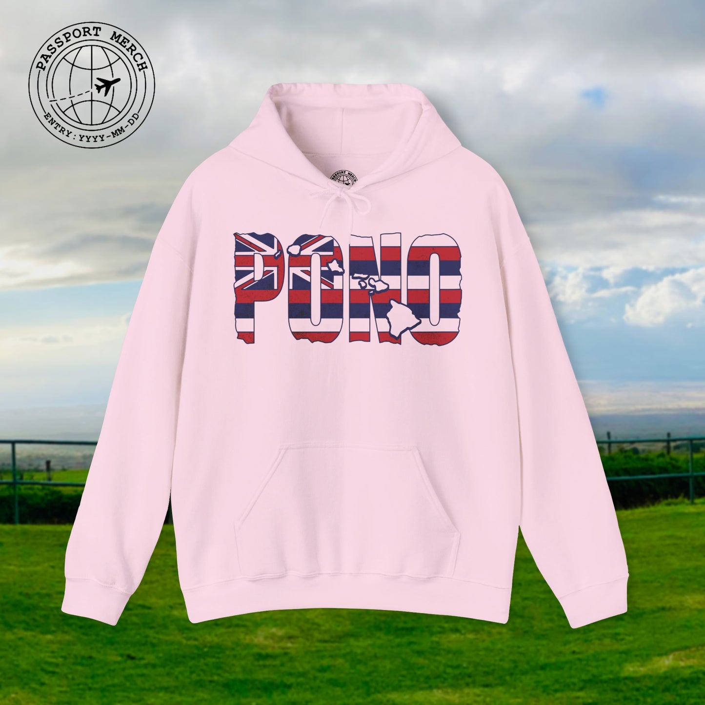 Hawaii Pono Letter Flag Hoodie