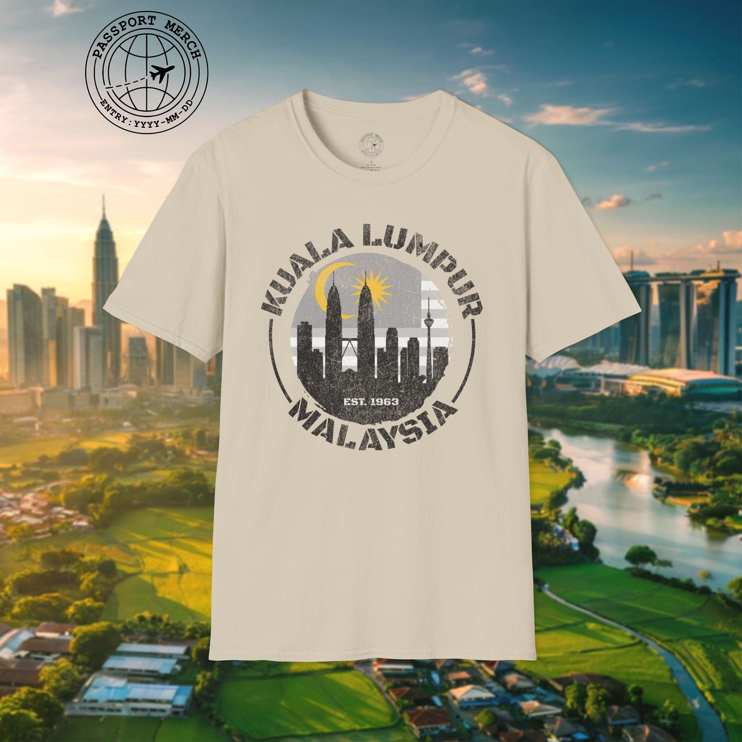 Kuala Lumpur Malaysia, Crescent and Star T-Shirt