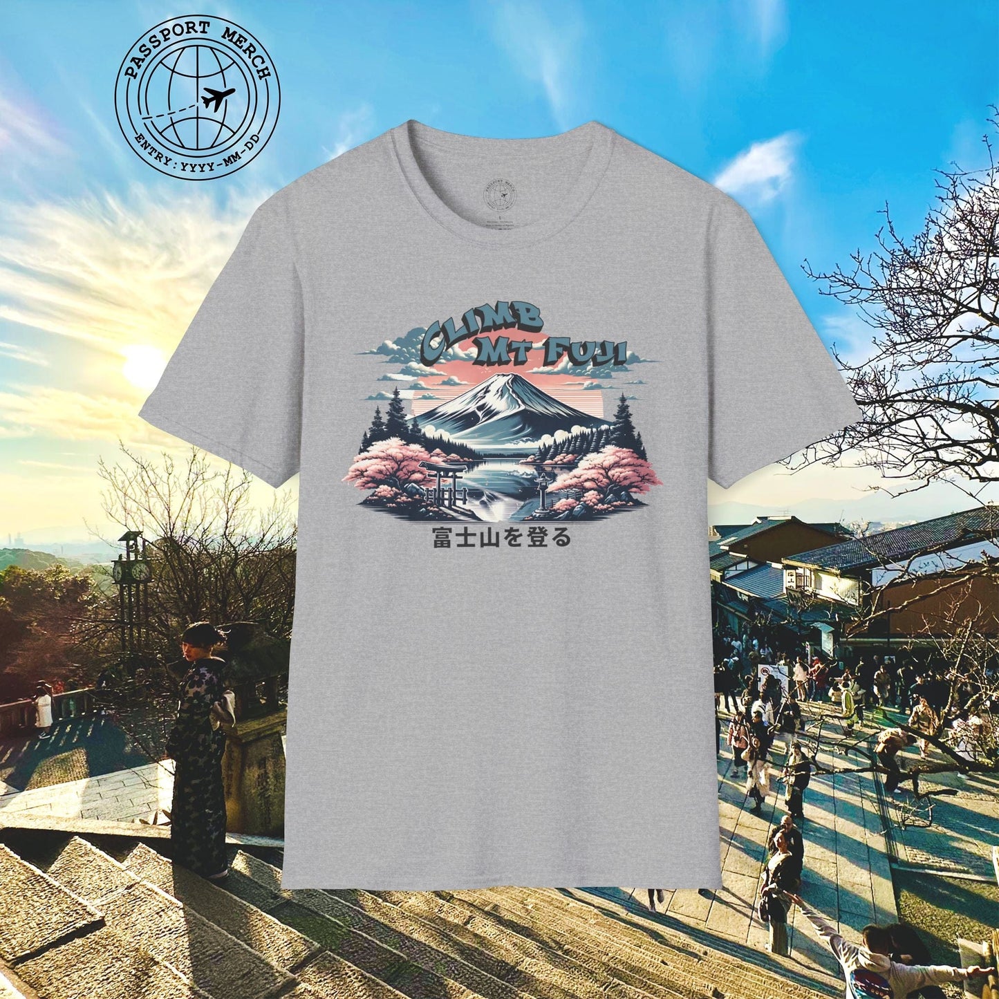 Climb Mount Fuji Japan T-Shirt