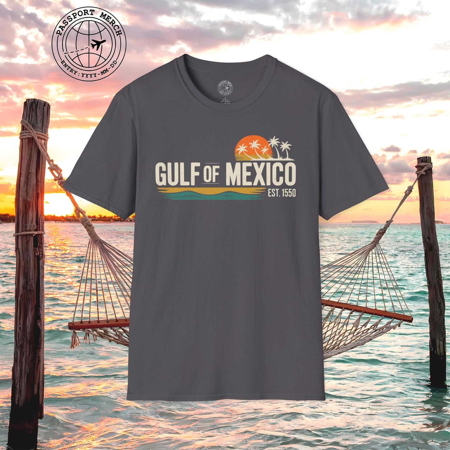 Vintage Retro Gulf of Mexico T-Shirt