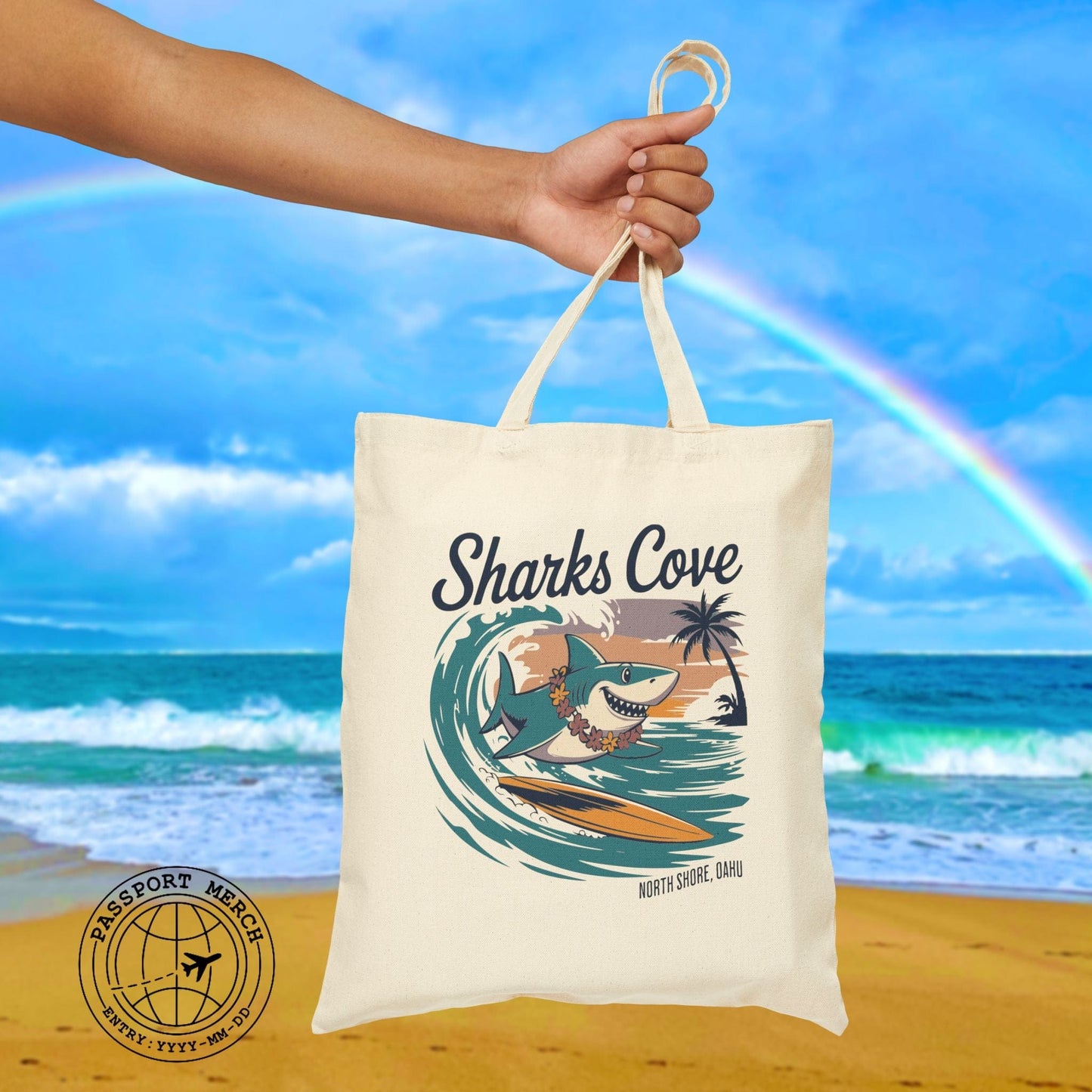 Sharks Cove Oahu, Hawaii Tote Bag
