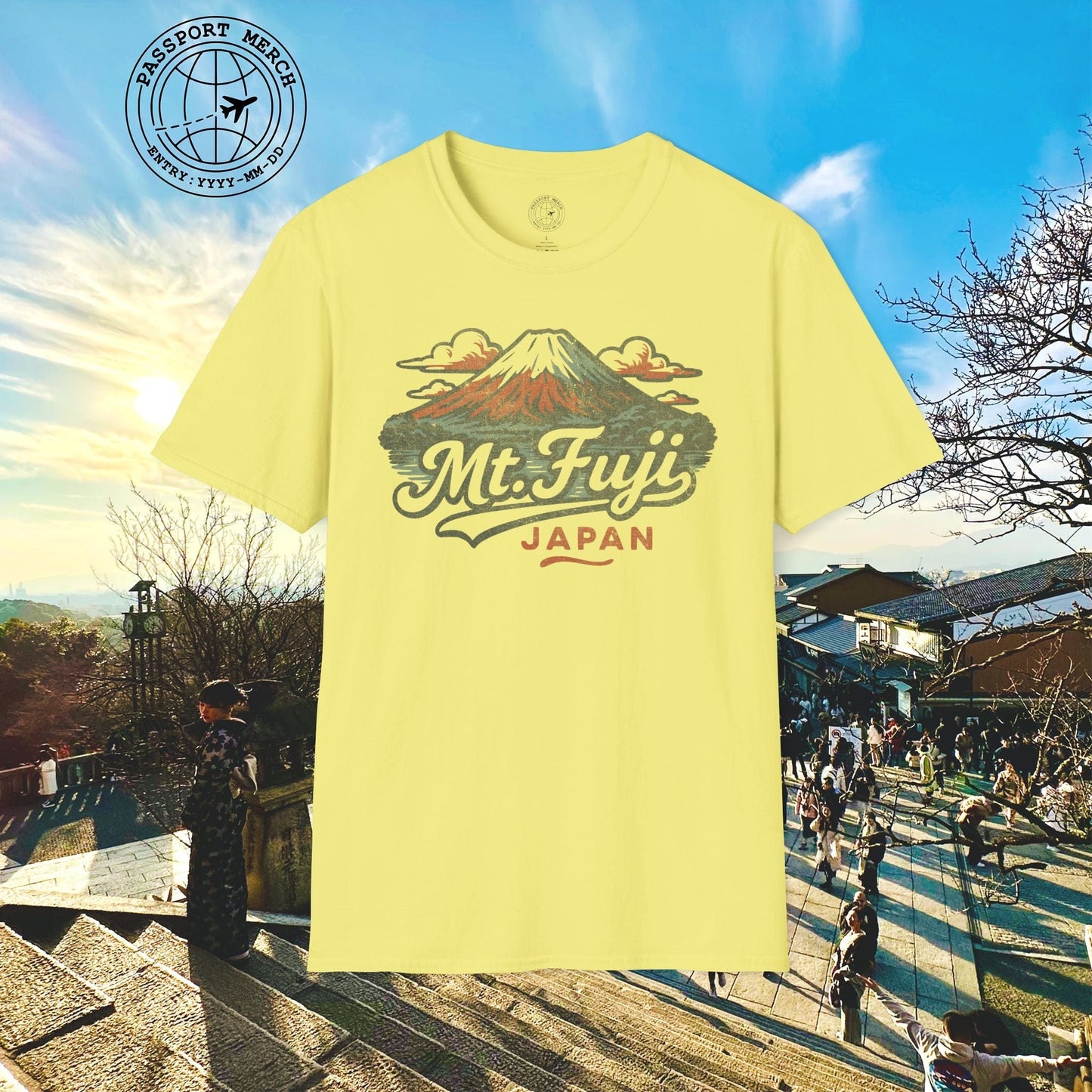 Mount Fuji, Japan - 80's Vintage T-Shirt