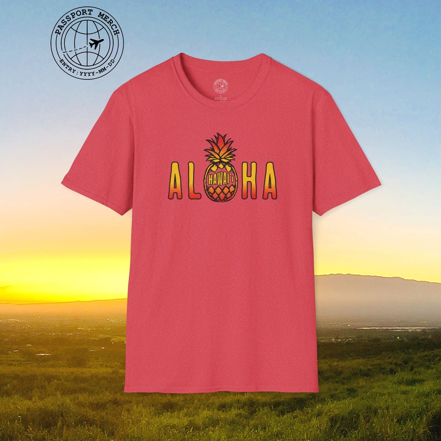Aloha Pineapple Fire, Hawaii T-Shirt