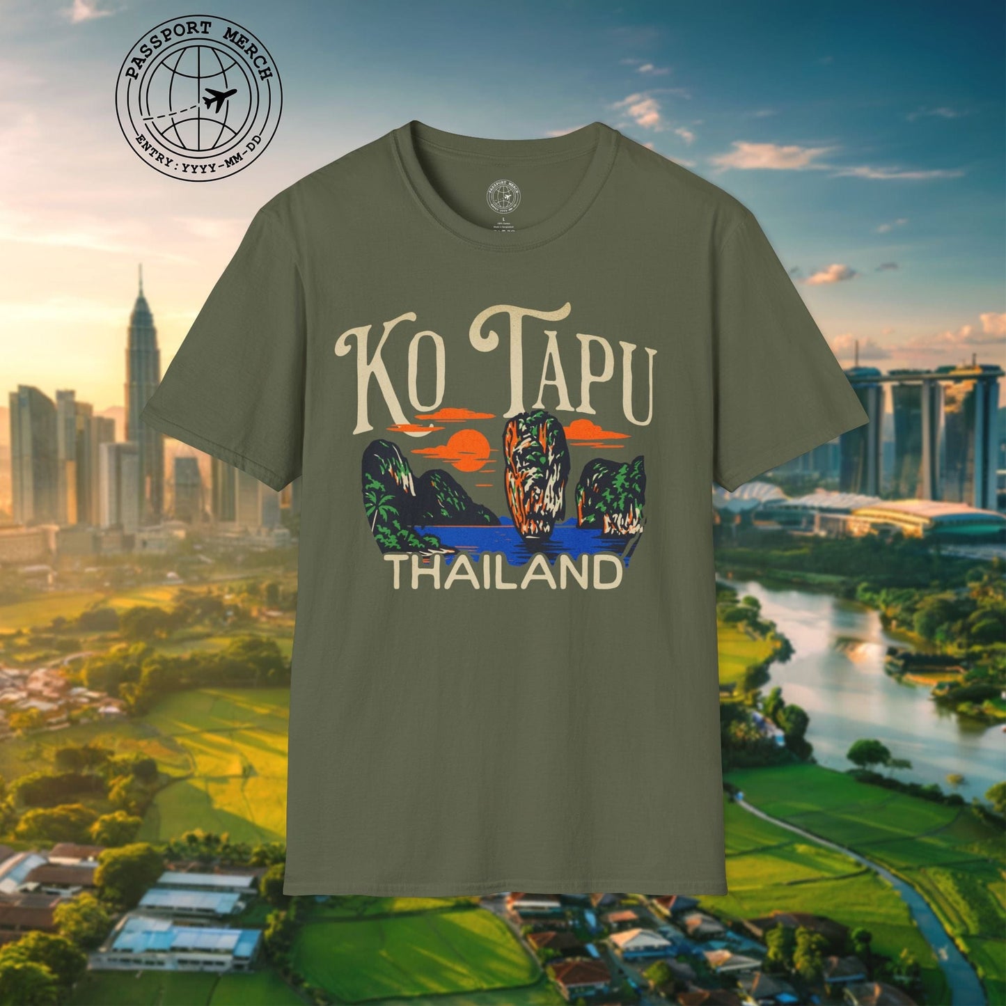 Ko Tapu, Thailand - 80's Vintage T-Shirt