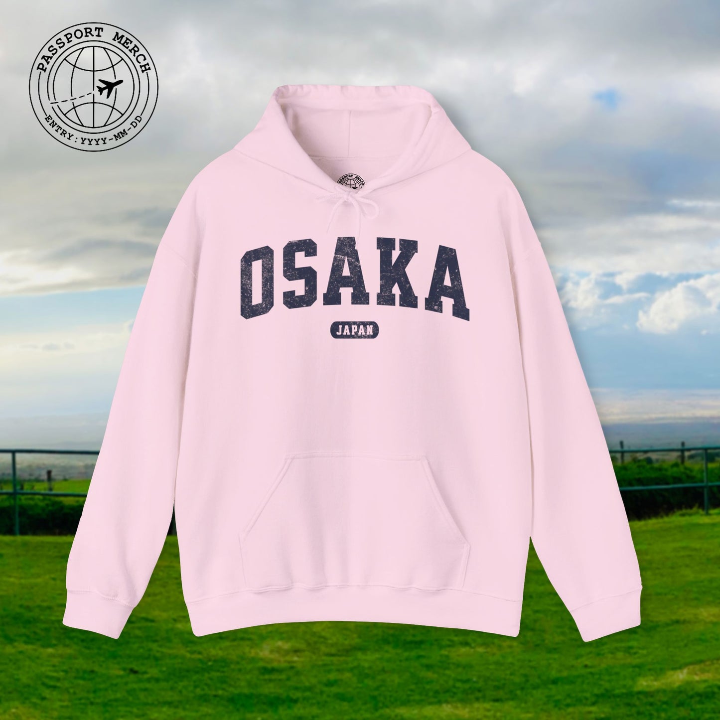 Classic Athletic (Bucket List Edition), Osaka, Japan Hoodie