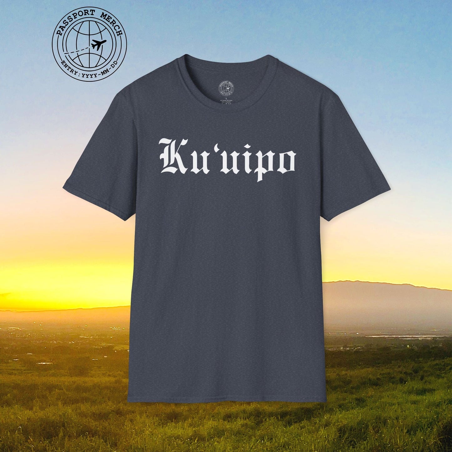 Black and White Ku'uipo (Hawaiian Jewelry Style) T-Shirt