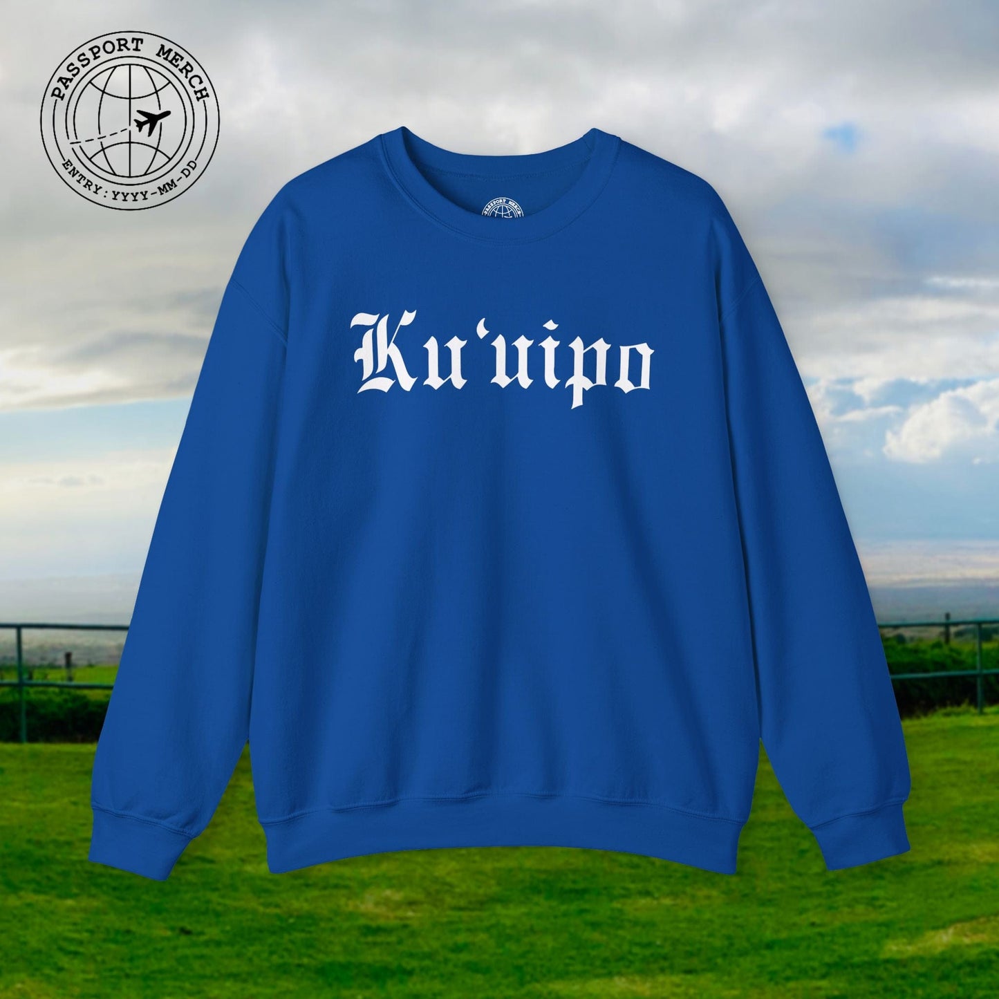 Black and White Ku'uipo (Hawaiian Jewelry Style) Crewneck