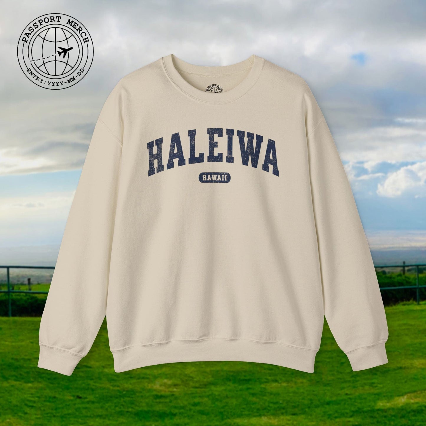 Classic Athletic, Haleiwa, Hawaii (Fan Service) Crewneck