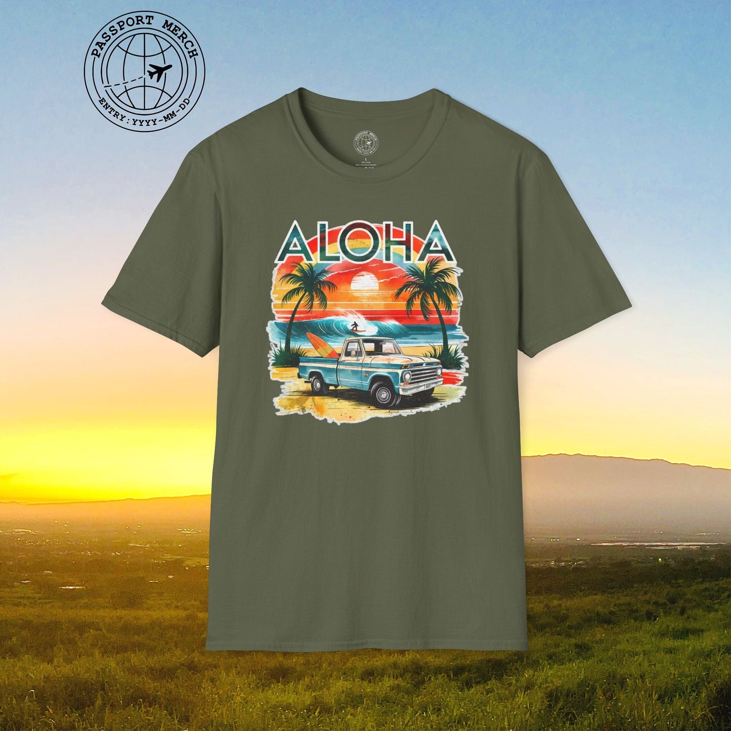 Retro Truck Hawaii Aloha T-Shirt