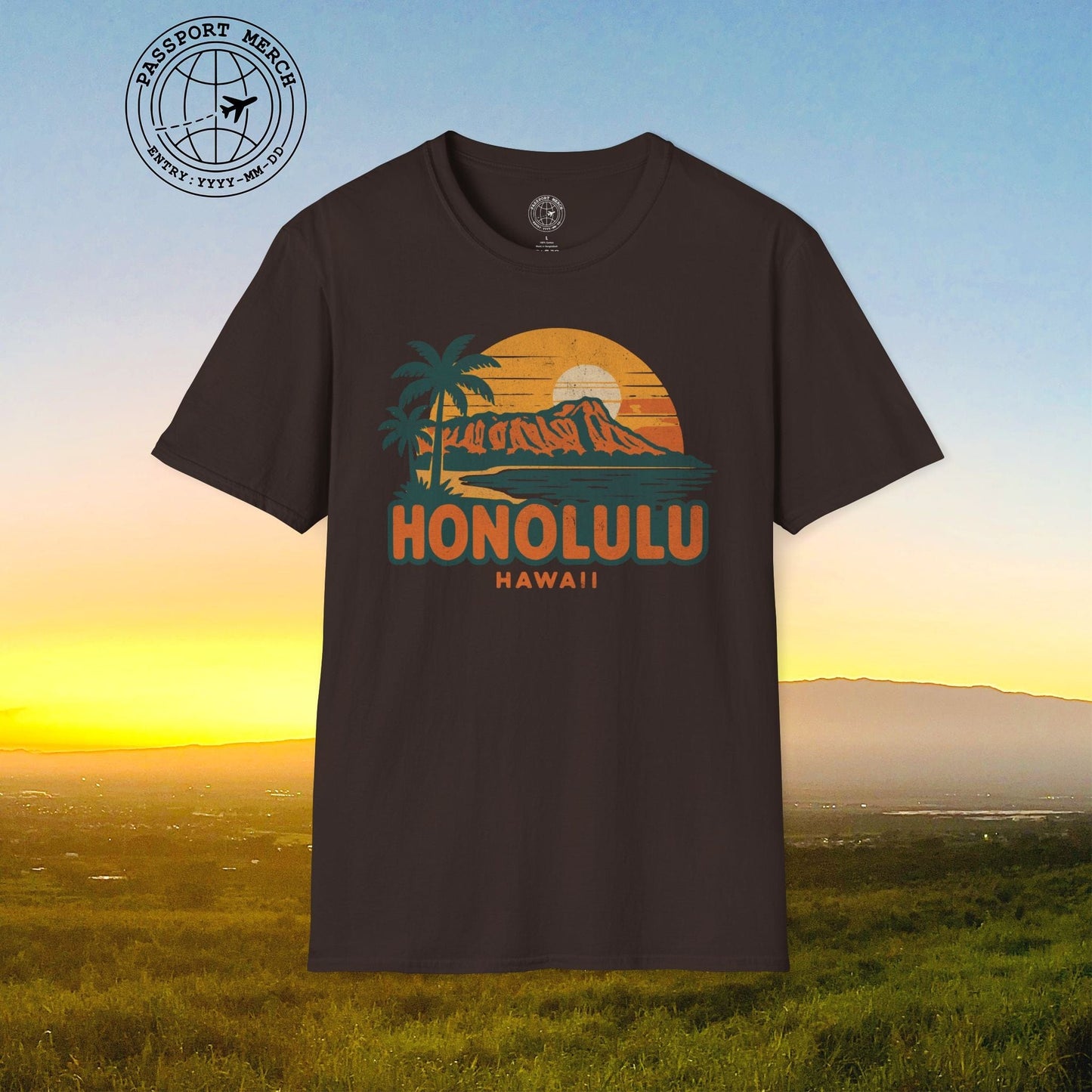 Honolulu, Oahu, Hawaii - 80's Vintage T-Shirt