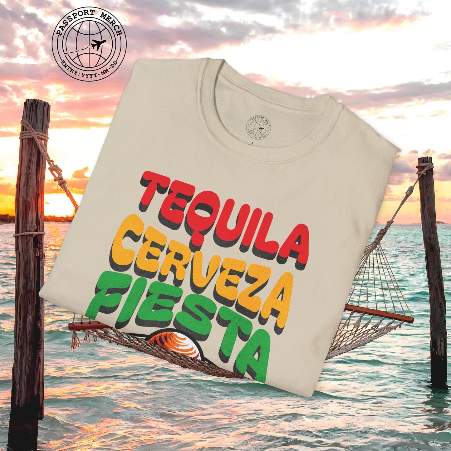 Tequila Cerveza Fiesta Mexico T-Shirt