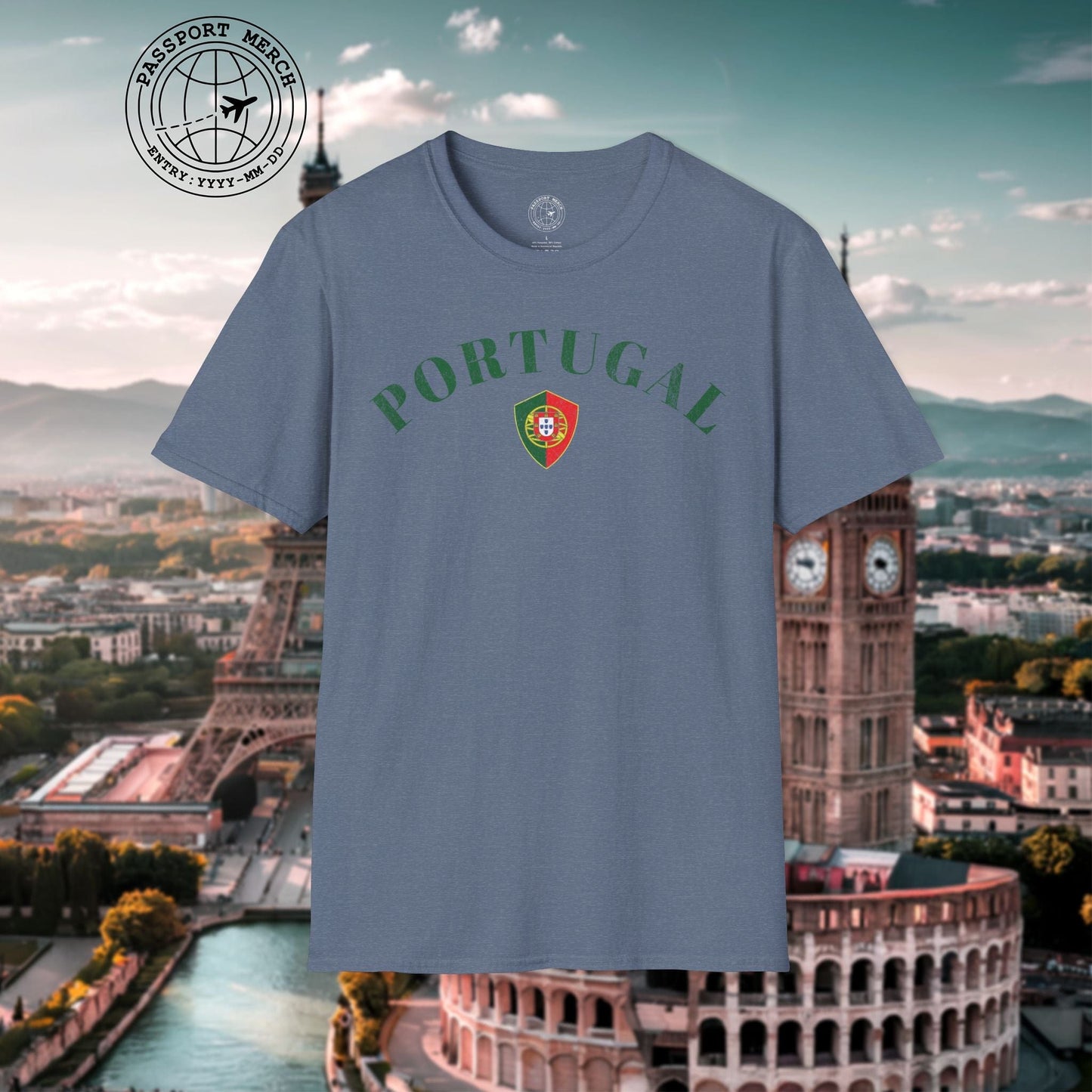 Portugal Coat of Arms Flag Shield T-Shirt