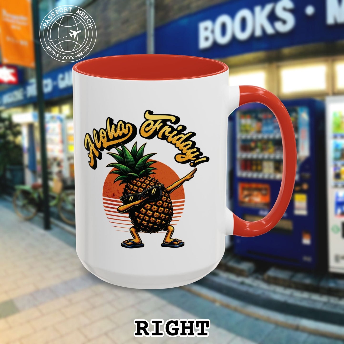 Aloha Friday Dabbing Pineapple Hawaii 15oz Mug