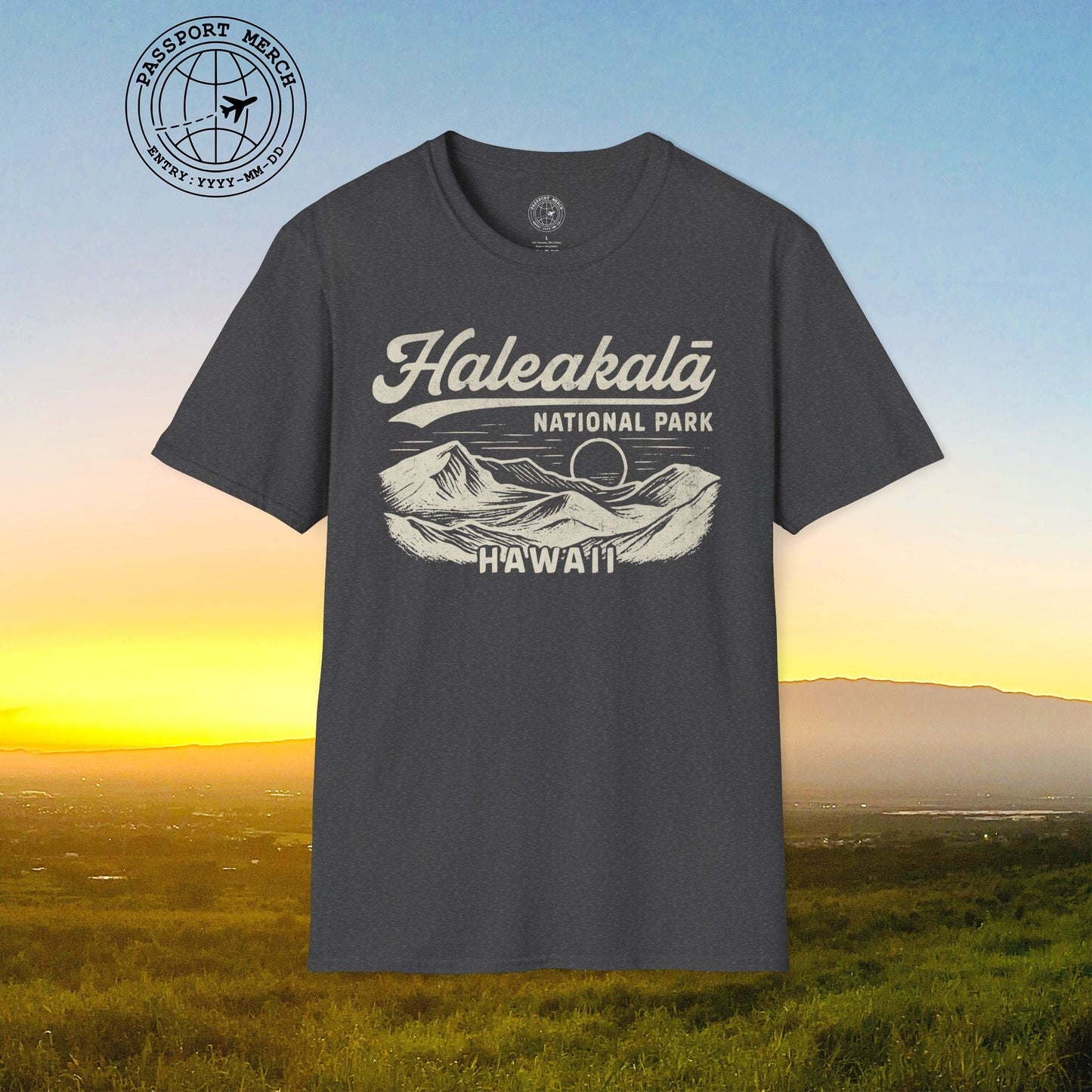 Haleakala National Park Vintage Monochrome, Hawaii T-Shirt